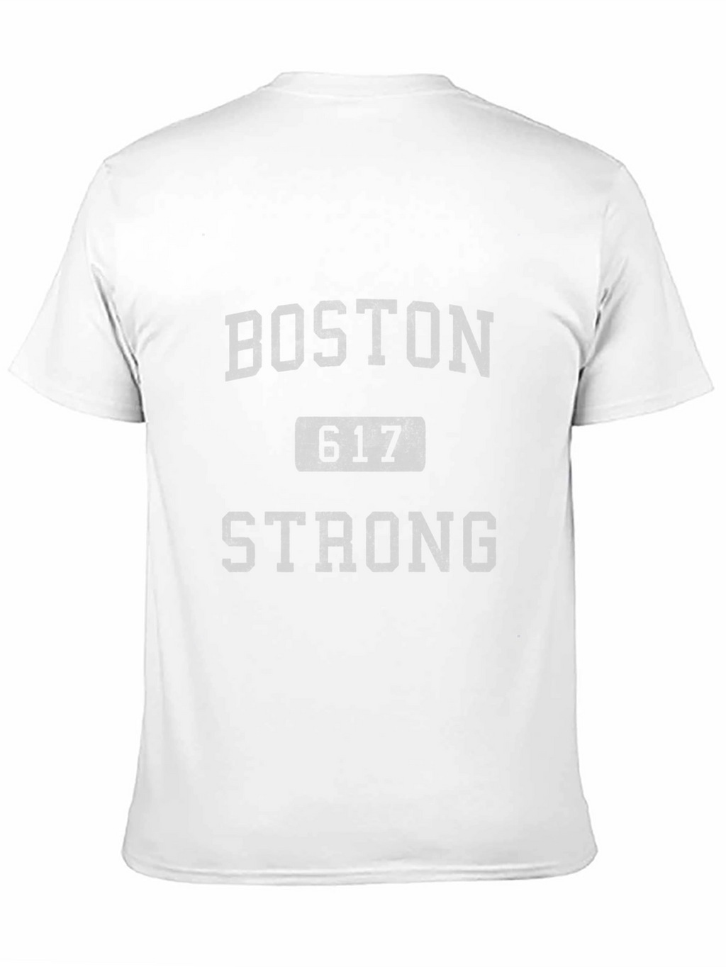 Camiseta Negra Boston Strong 617 para Hombre