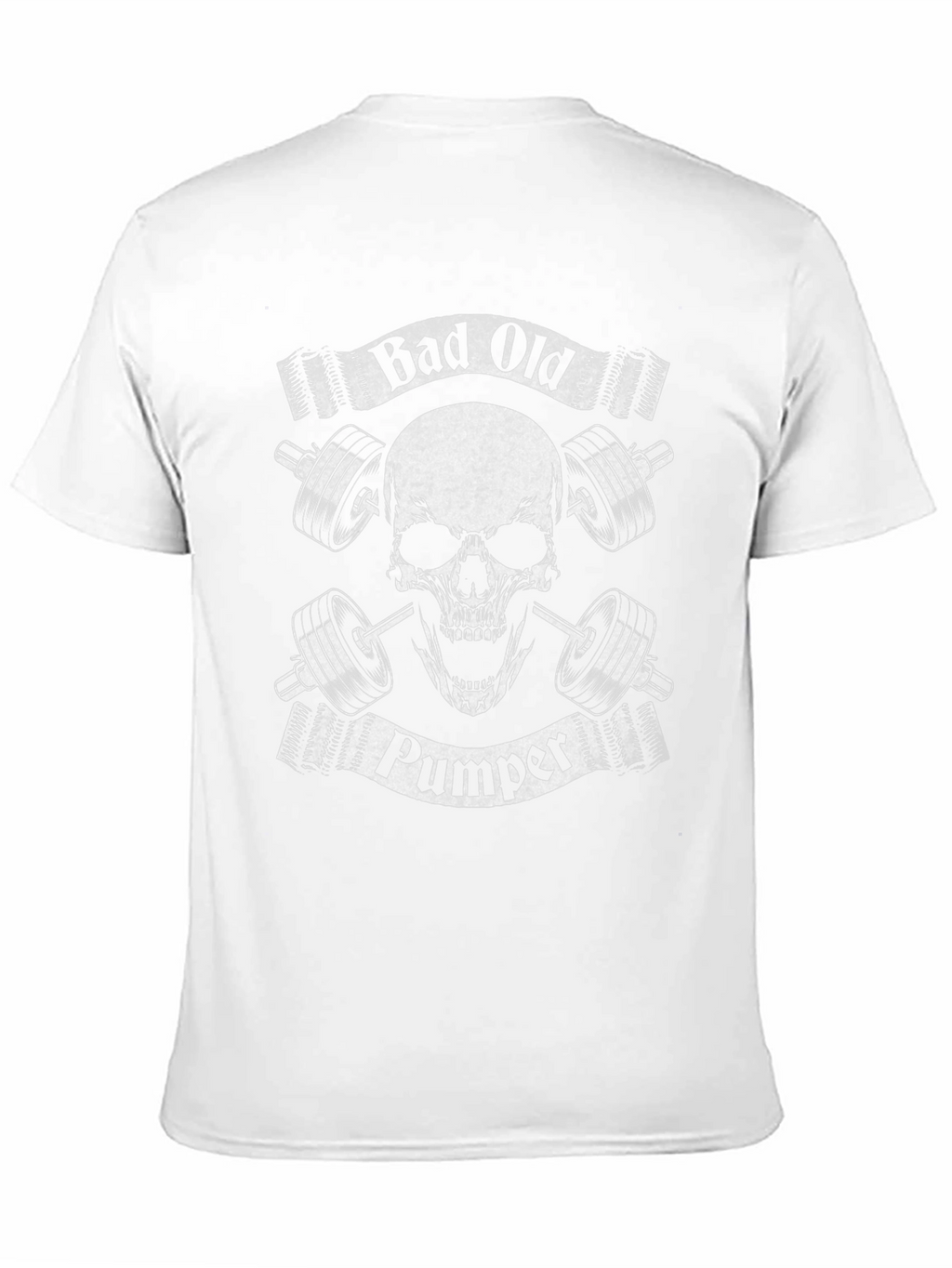 Camiseta Negra Calavera Gym Bad Old Pumper