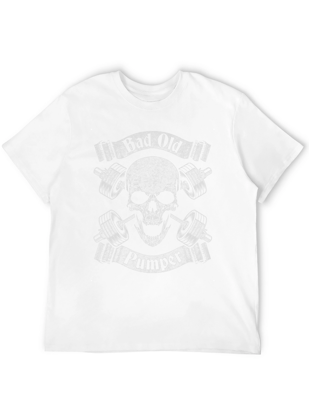 Camiseta Negra Calavera Gym Bad Old Pumper