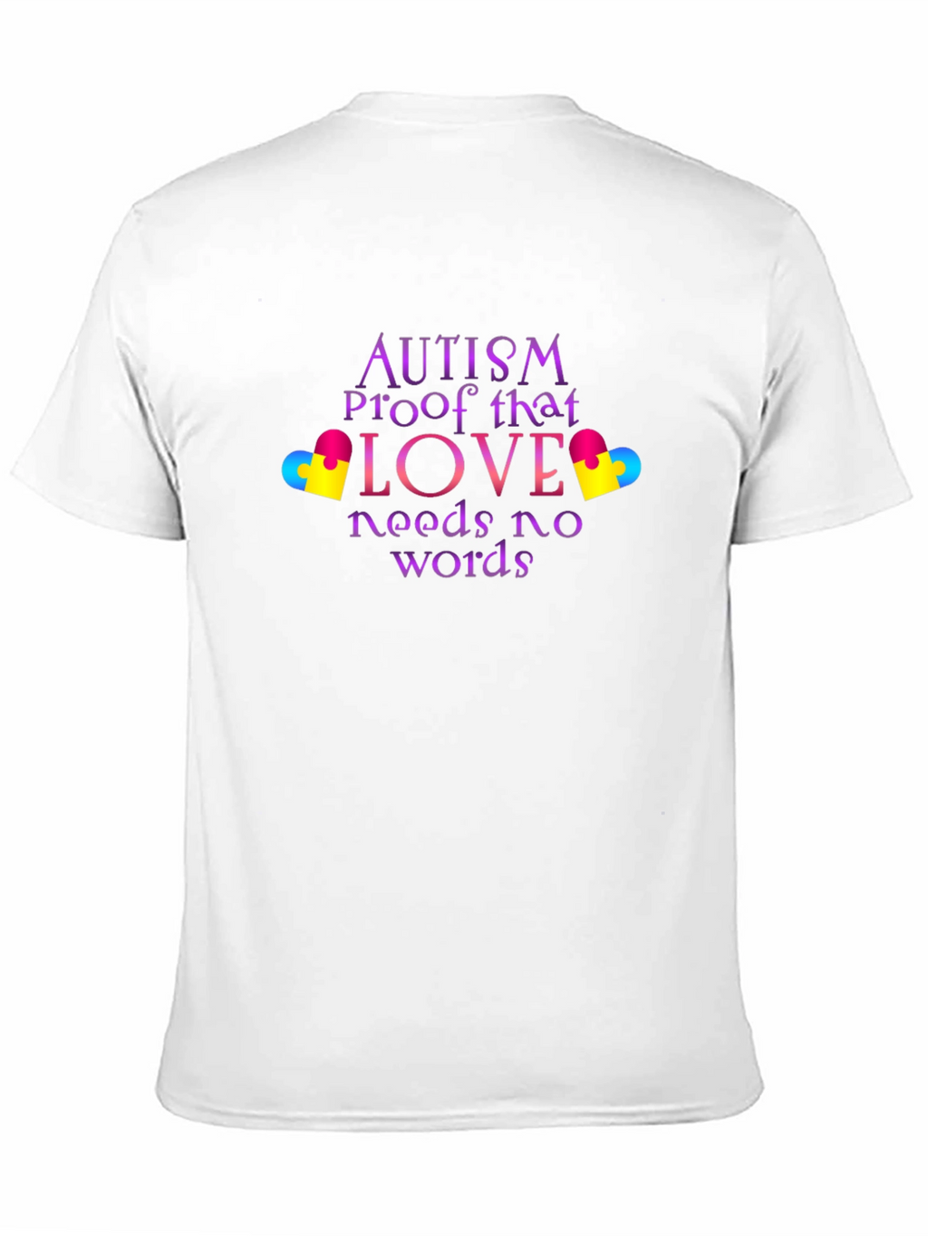 Camiseta Negra Amor Autismo