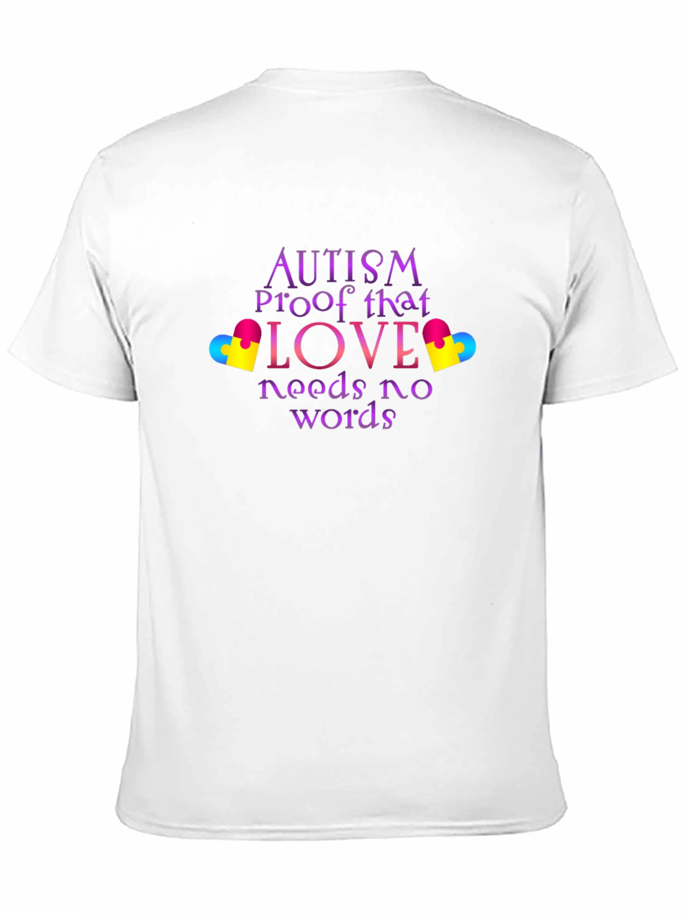 Camiseta Negra Amor Autismo
