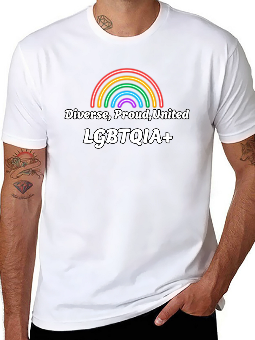 Camiseta LGBTQIA+ Diversidad Unida