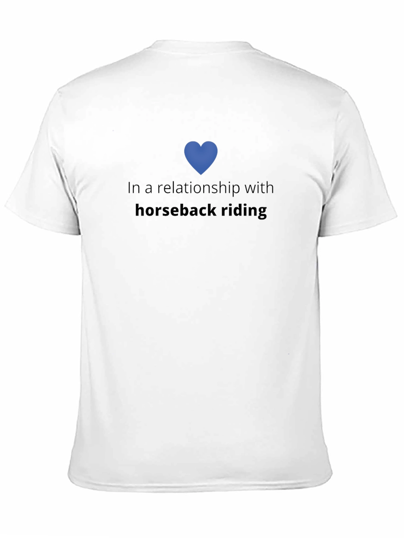 Camiseta Hombre: Amor por la Equitación