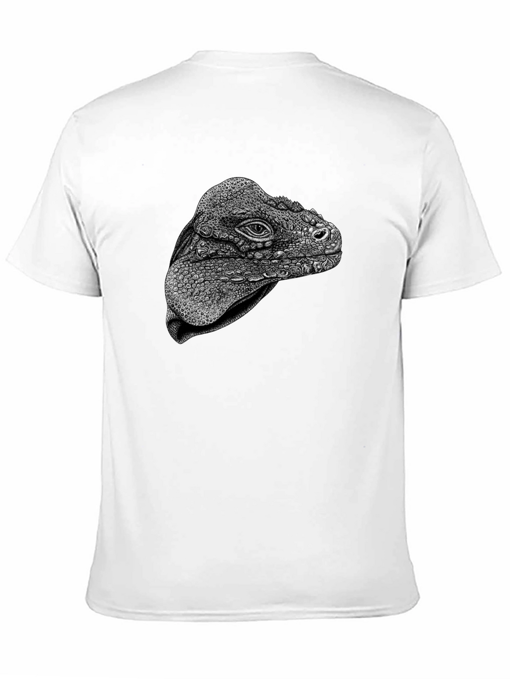 Camiseta Negra con Diseño de Iguana