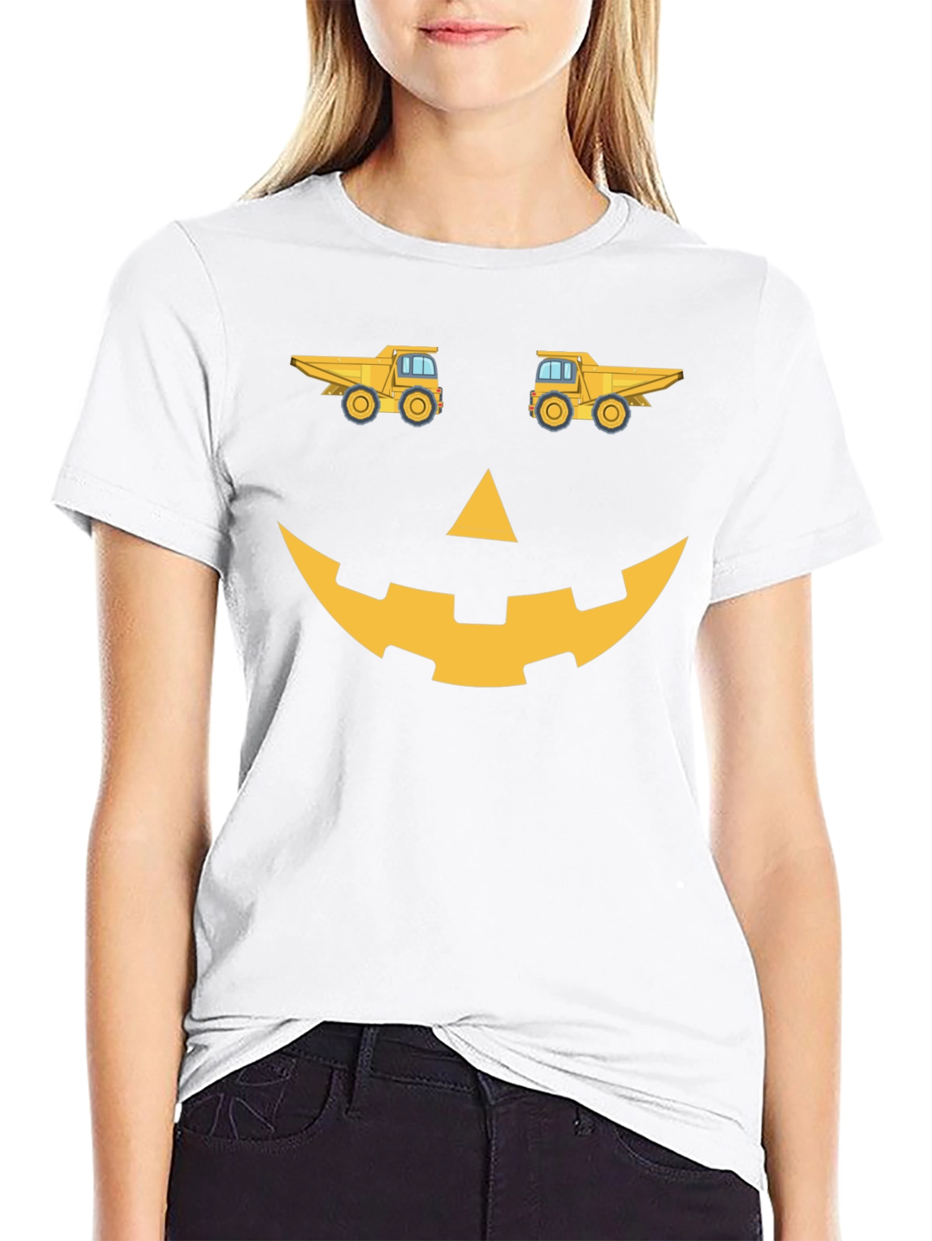 Camiseta Halloween con diseño de camiones