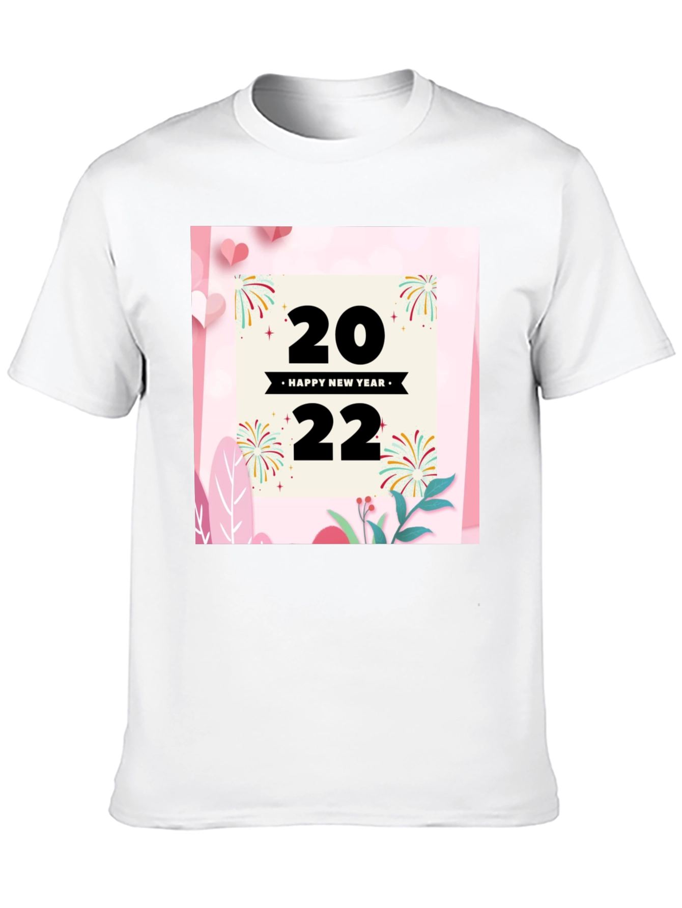 Camiseta Negra Año Nuevo 2022