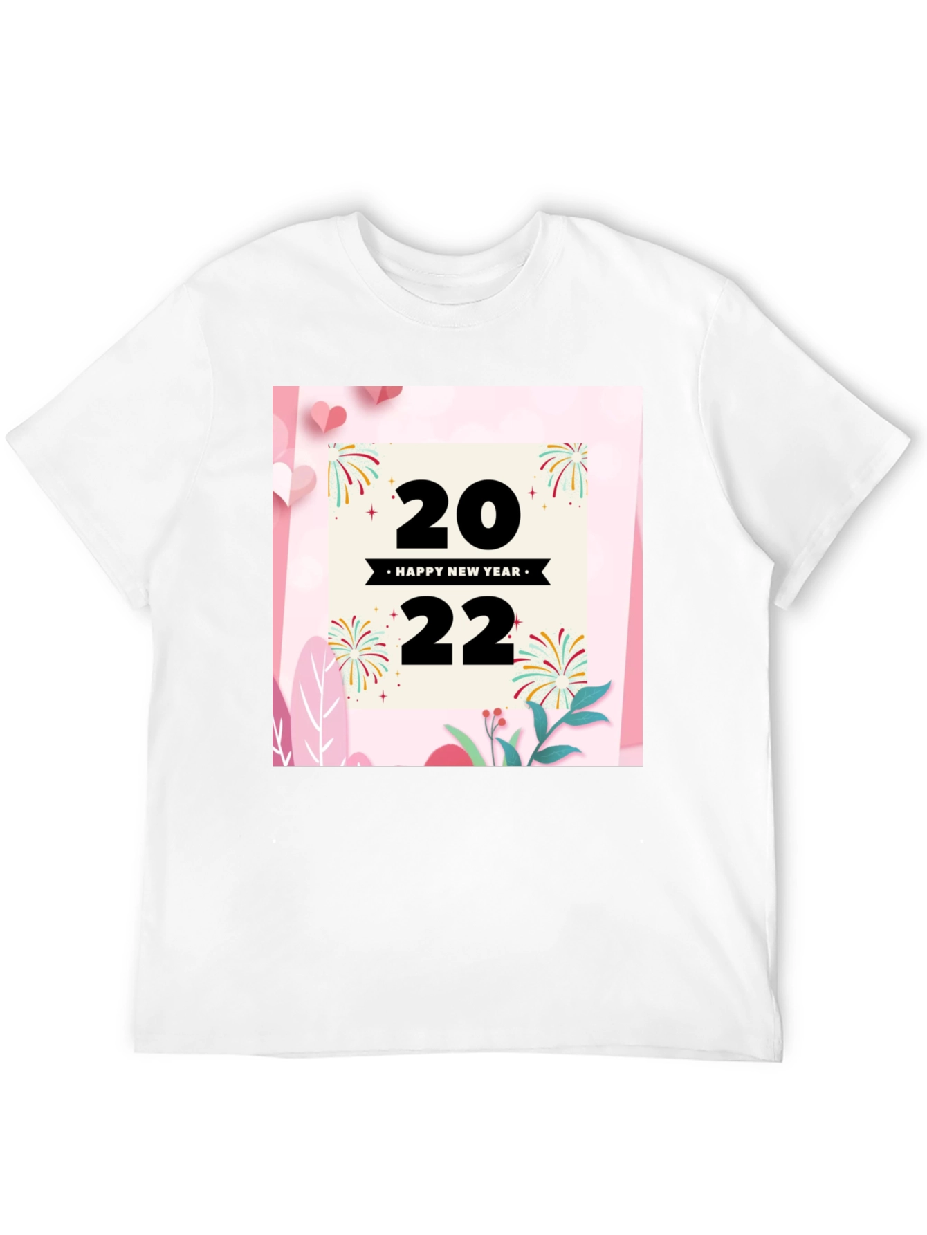 Camiseta Negra Año Nuevo 2022