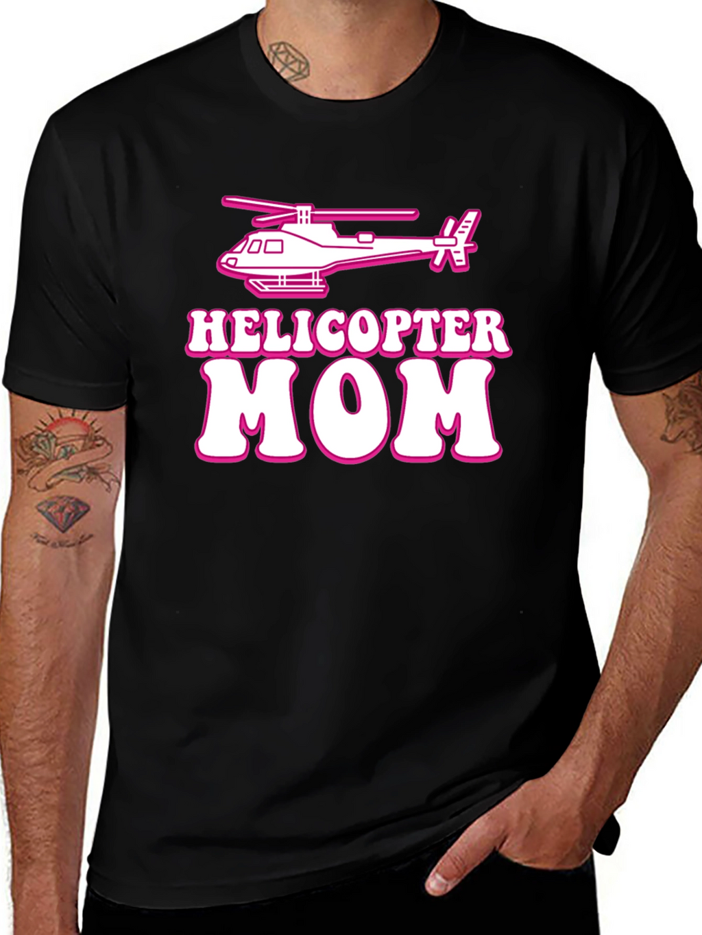 Camiseta Mamá Helicóptero - Diseño Divertido