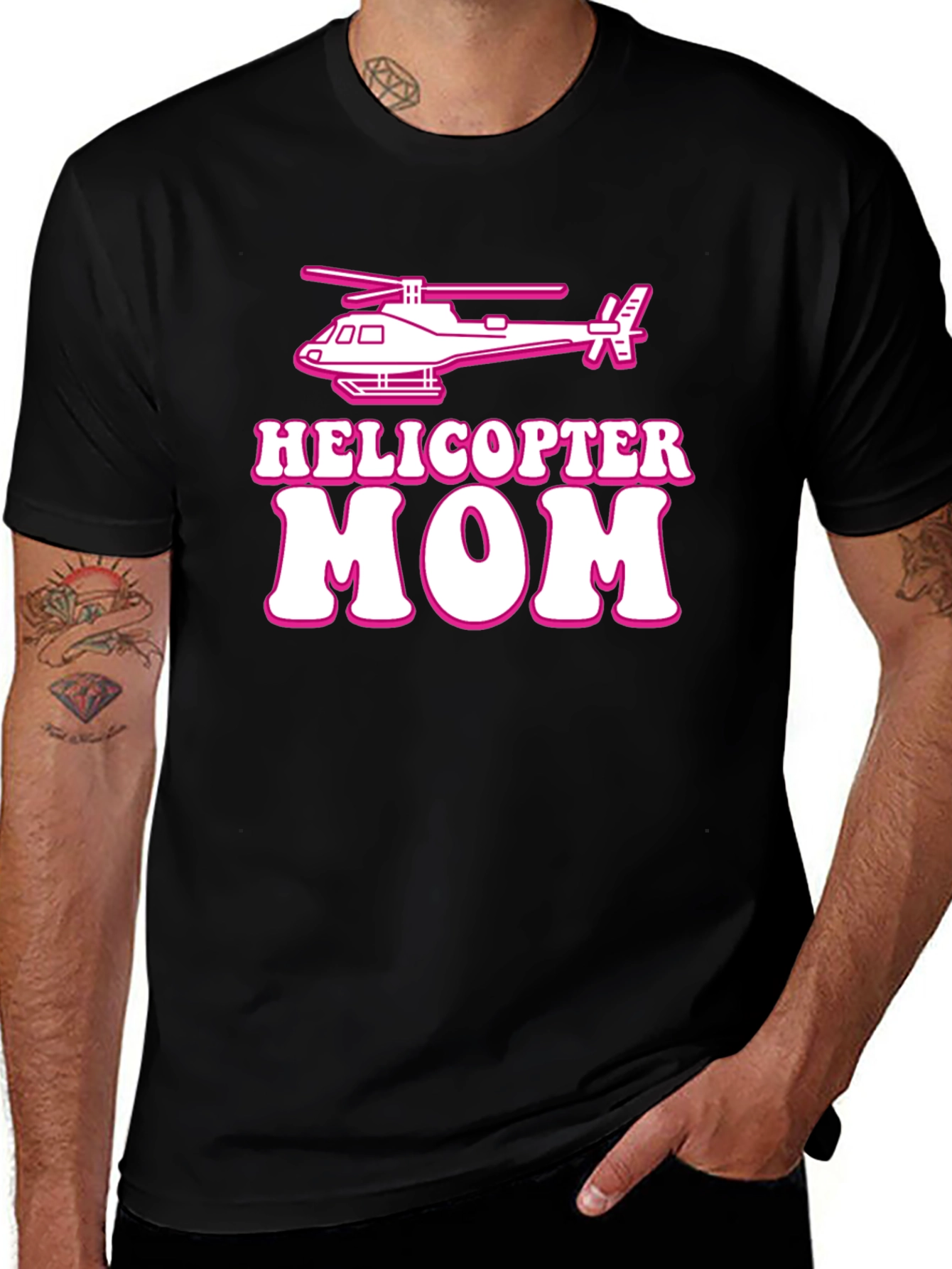 Camiseta Mamá Helicóptero - Diseño Divertido