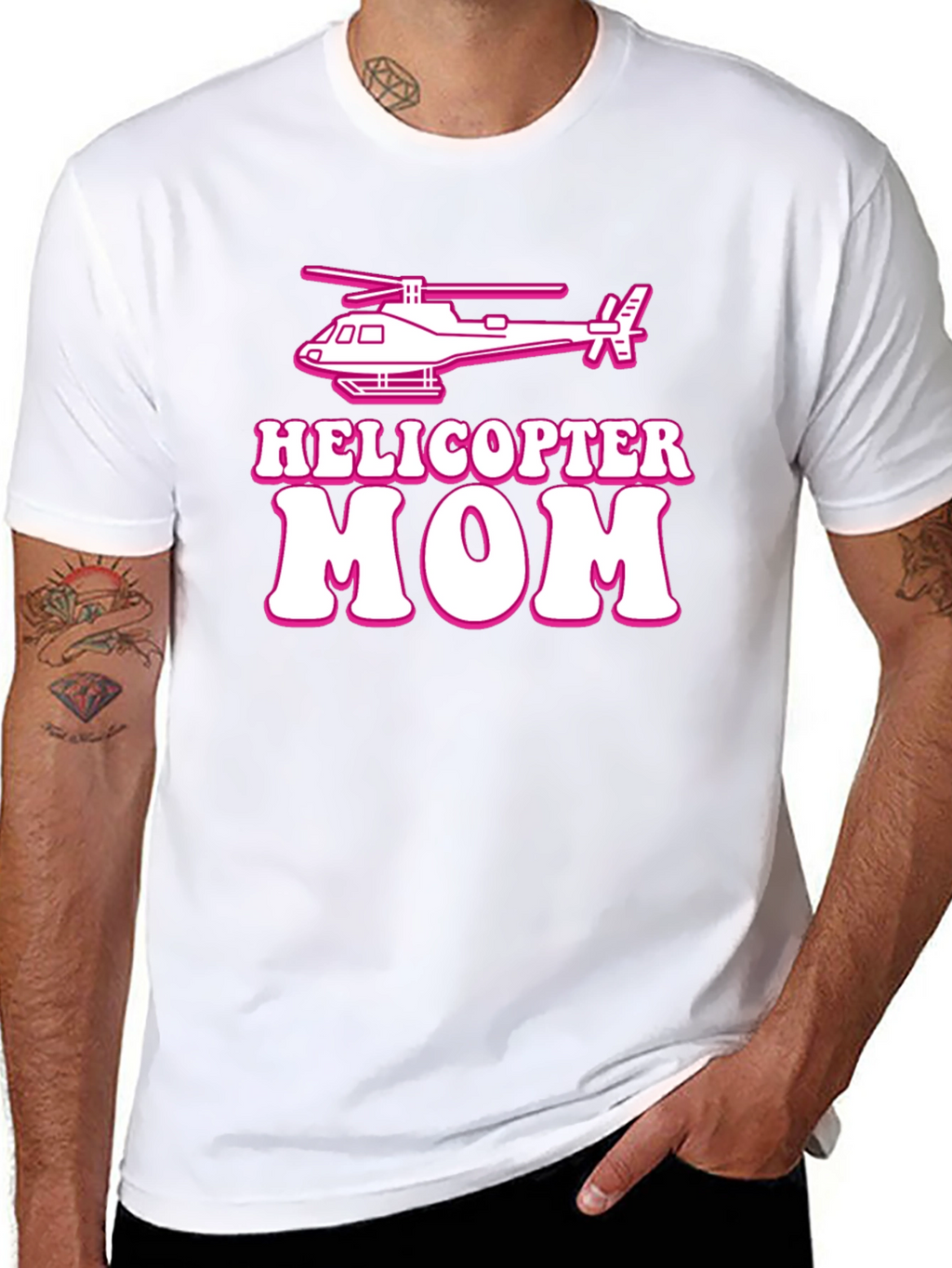 Camiseta Mamá Helicóptero - Diseño Divertido