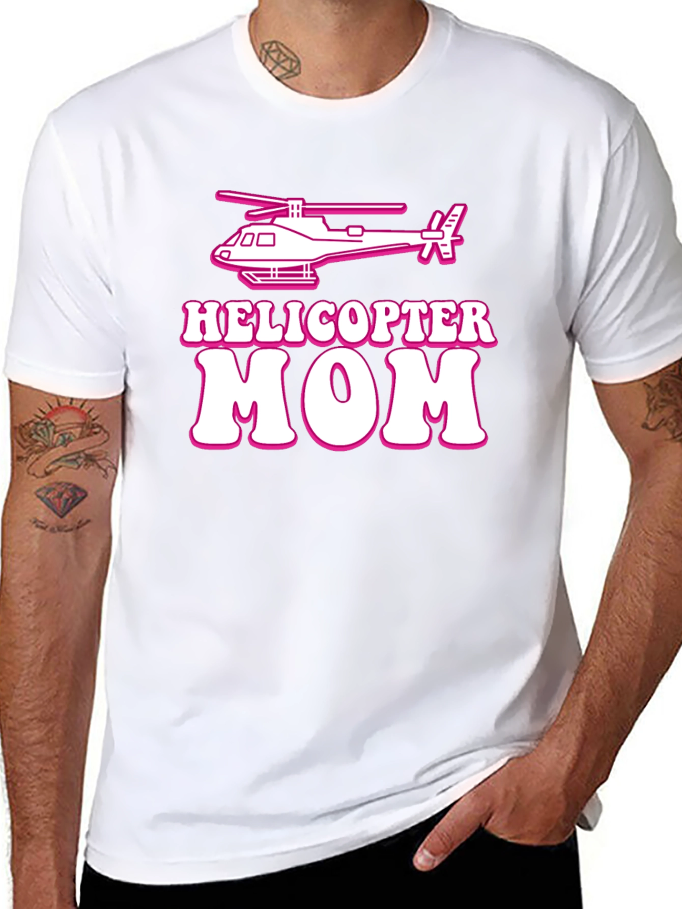 Camiseta Mamá Helicóptero - Diseño Divertido