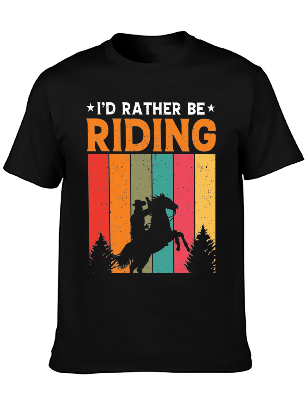 Camiseta de Vaquero: Preferiría Estar Montando