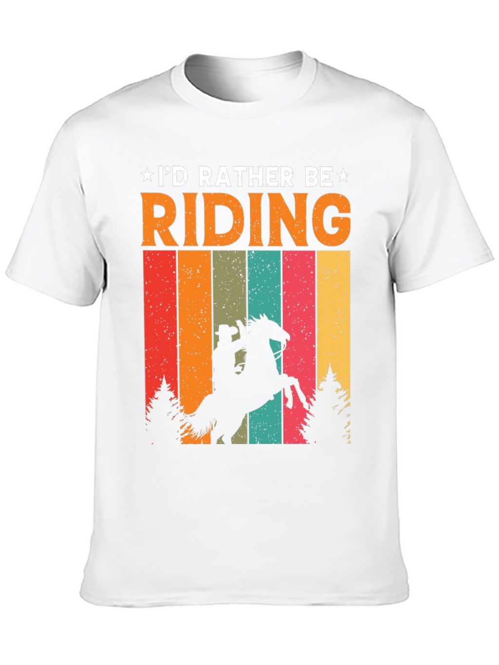 Camiseta de Vaquero: Preferiría Estar Montando