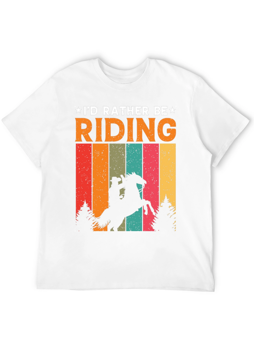 Camiseta de Vaquero: Preferiría Estar Montando