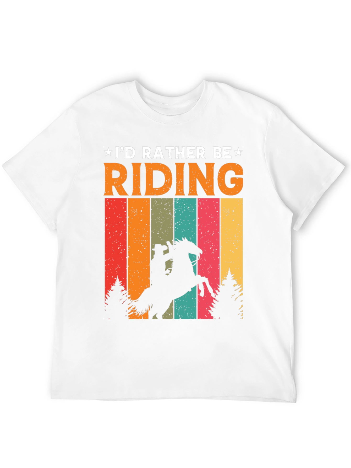 Camiseta de Vaquero: Preferiría Estar Montando