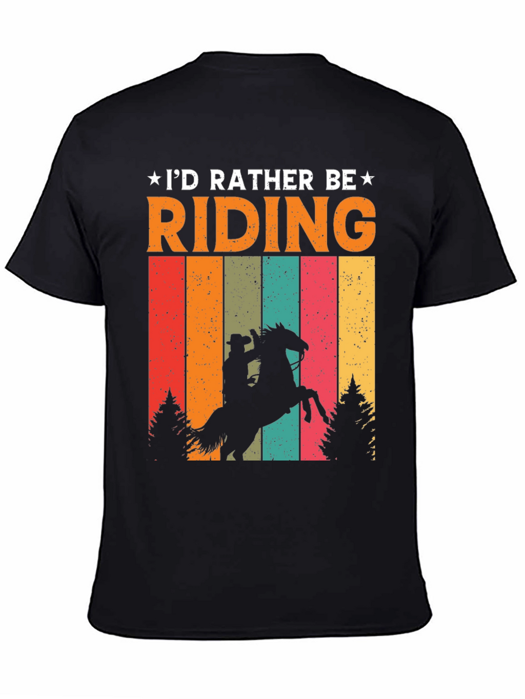 Camiseta de Vaquero: Preferiría Estar Montando