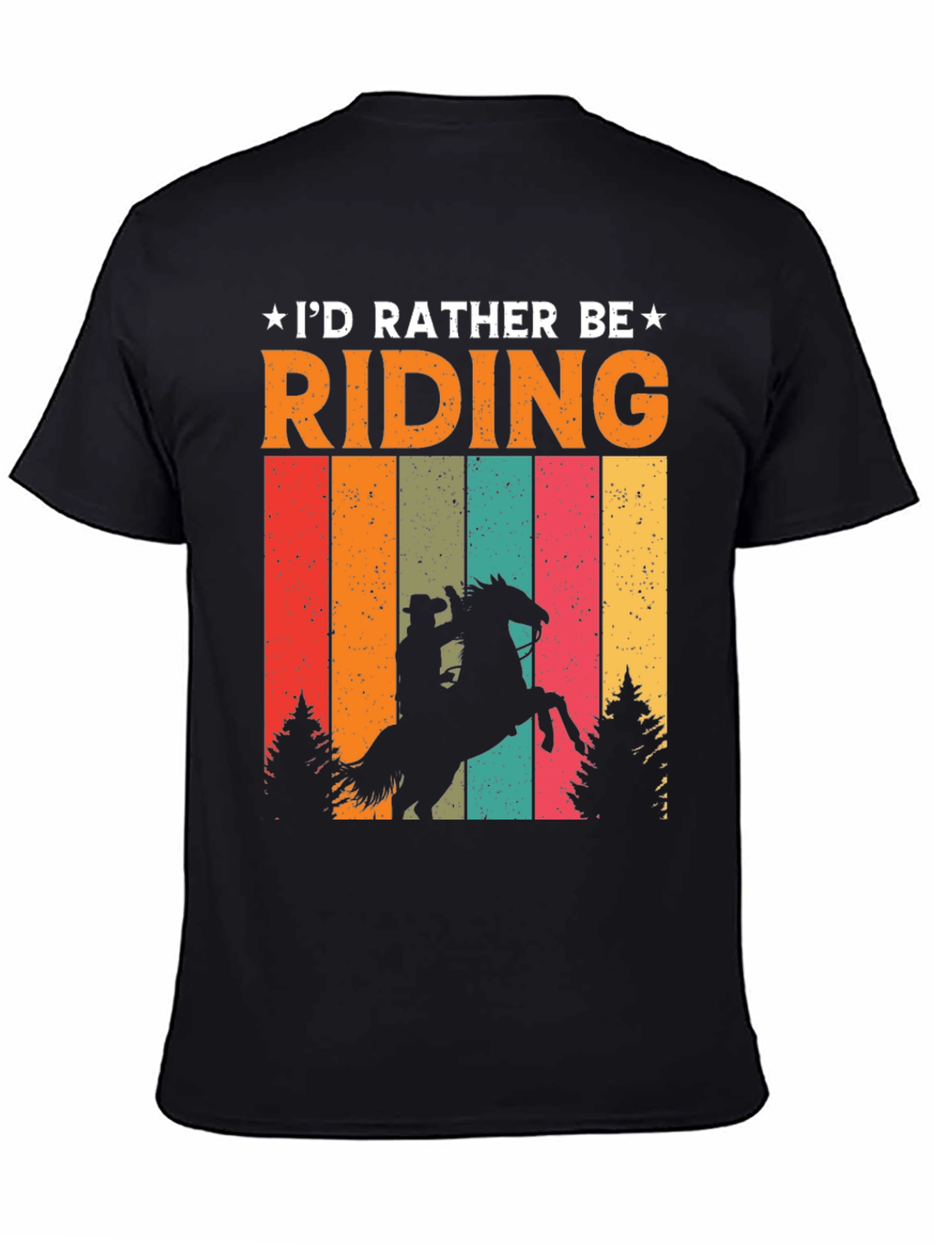 Camiseta de Vaquero: Preferiría Estar Montando