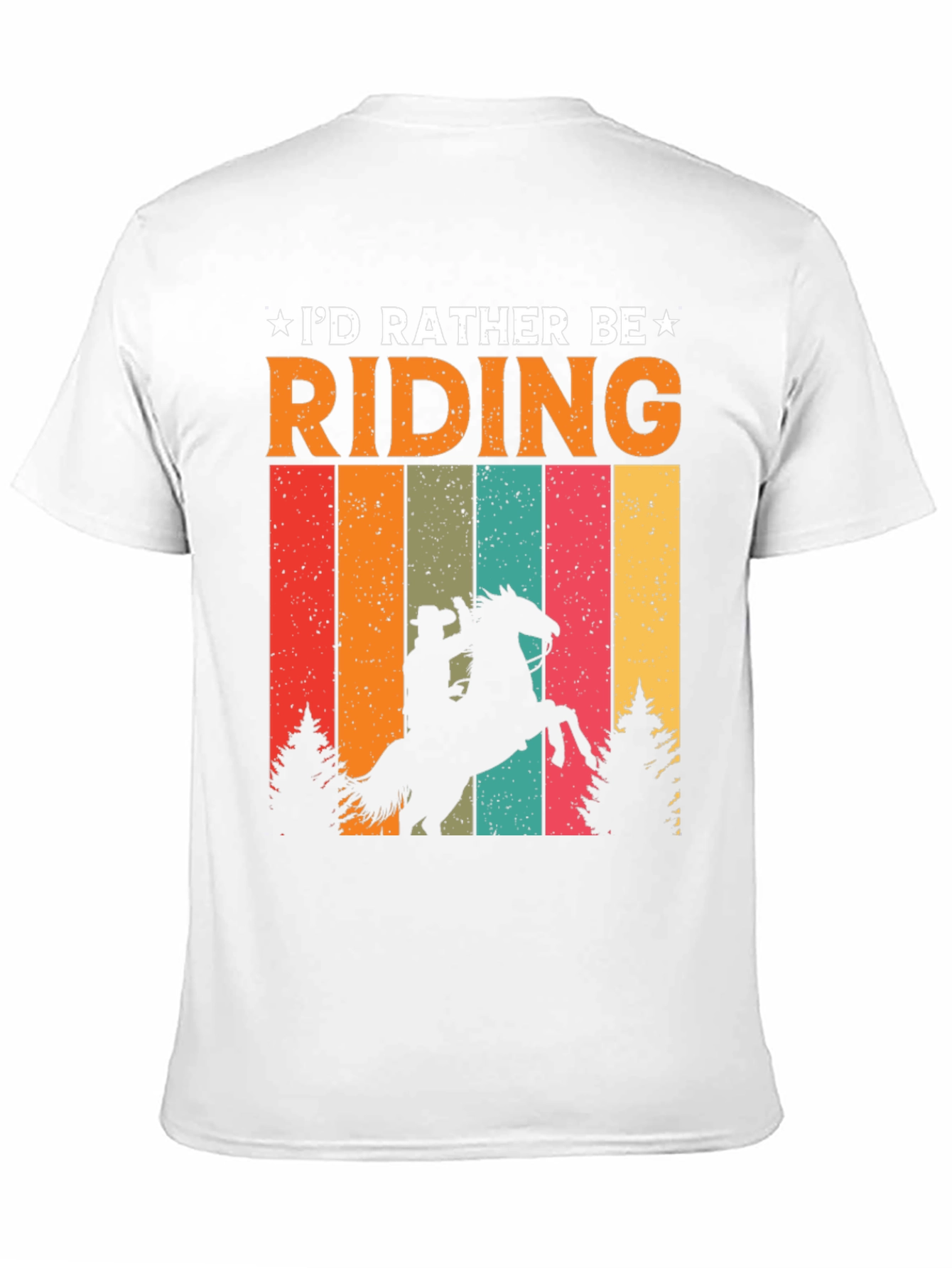 Camiseta de Vaquero: Preferiría Estar Montando