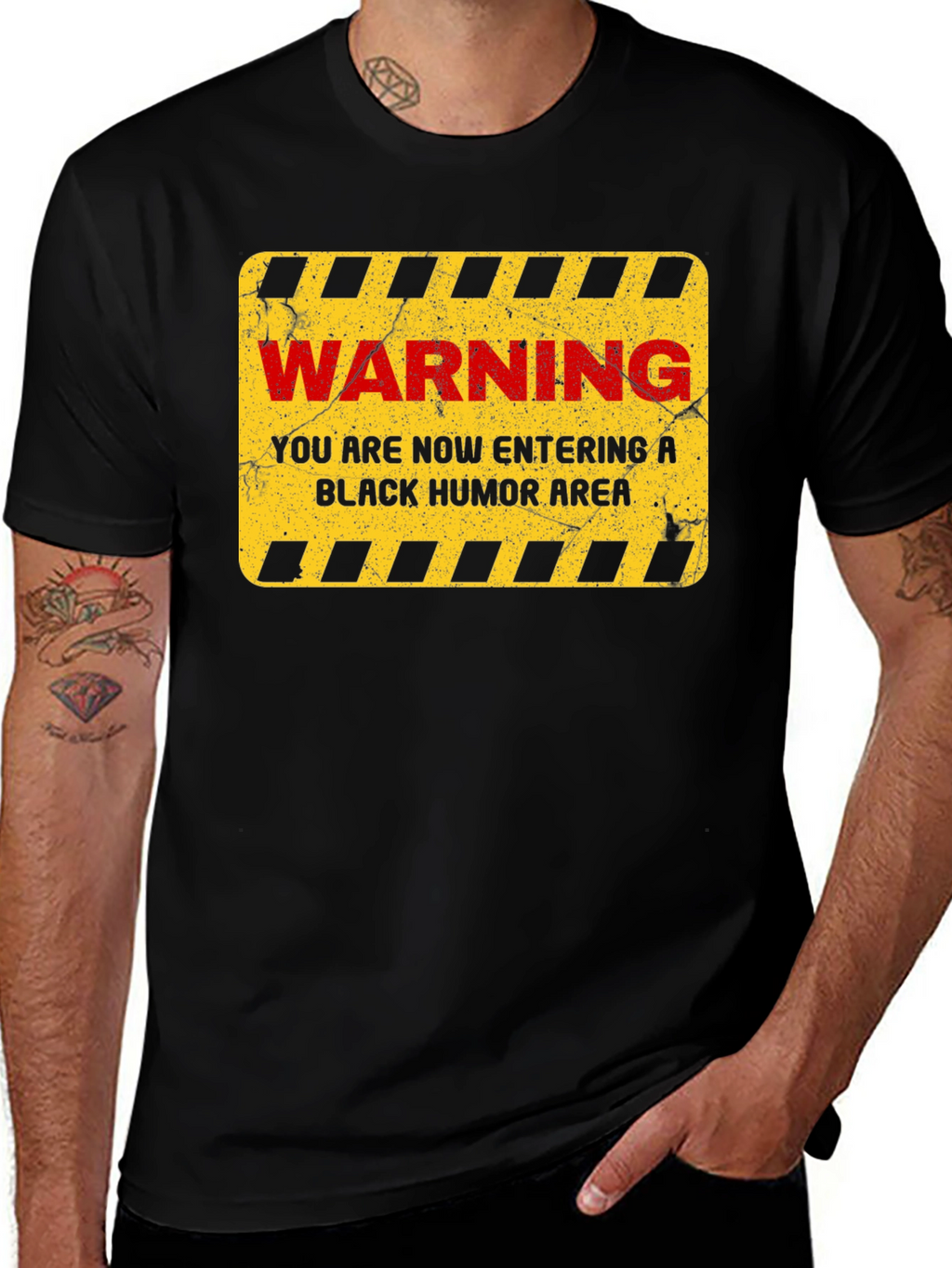 Camiseta Humor Negro - Advertencia Divertida