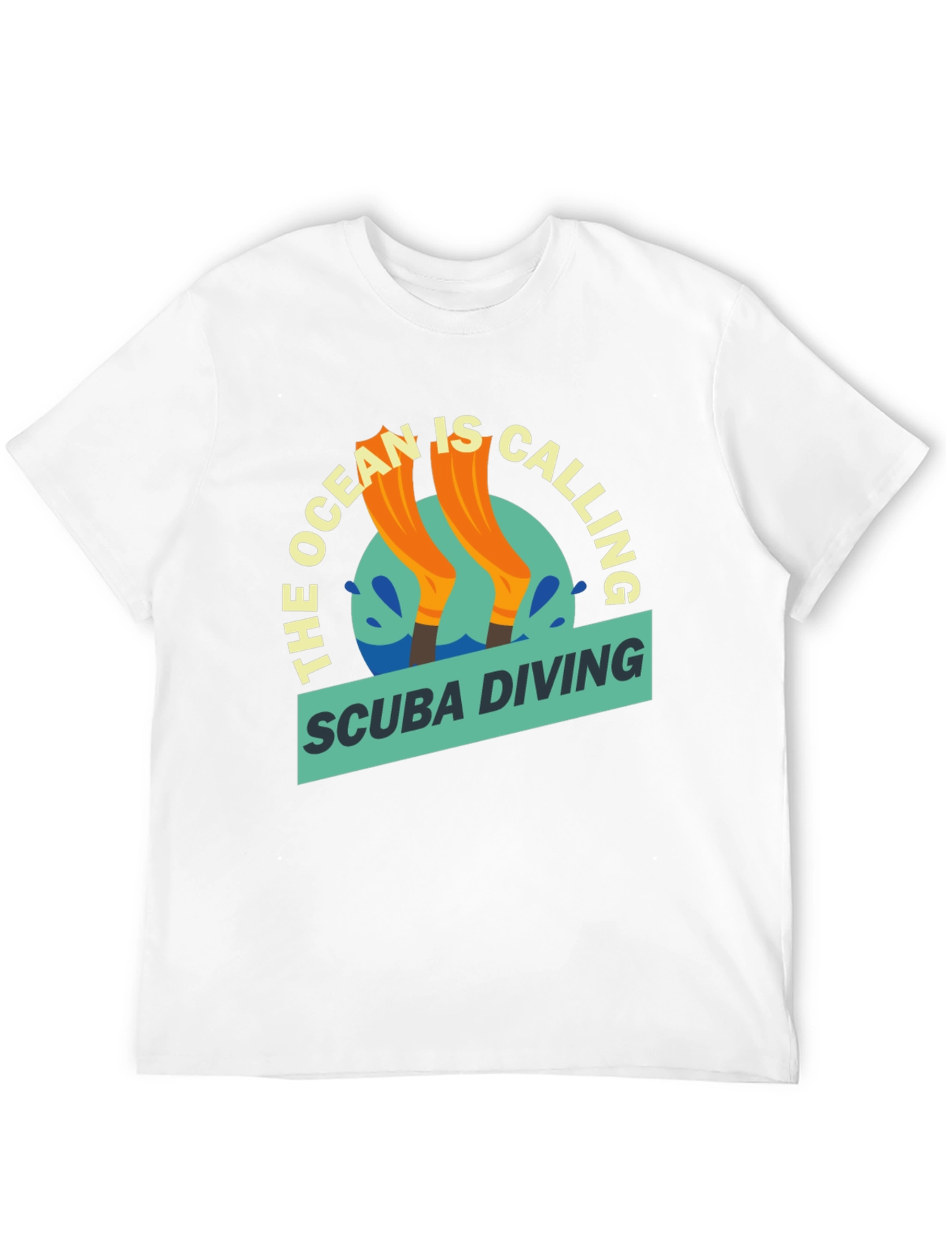 Camiseta Negra Buceo Me Llama para Aventura Acuática