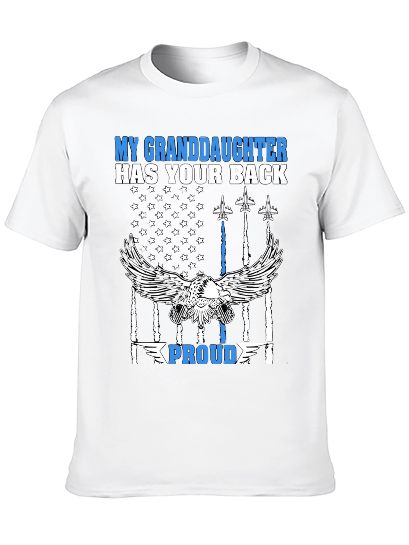 Camiseta Mi Nieta Te Cubre las Espaldas