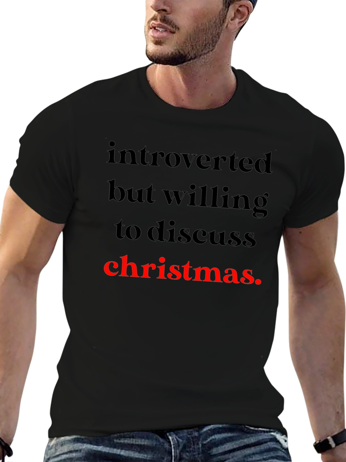 Camiseta Introvertido Navideño