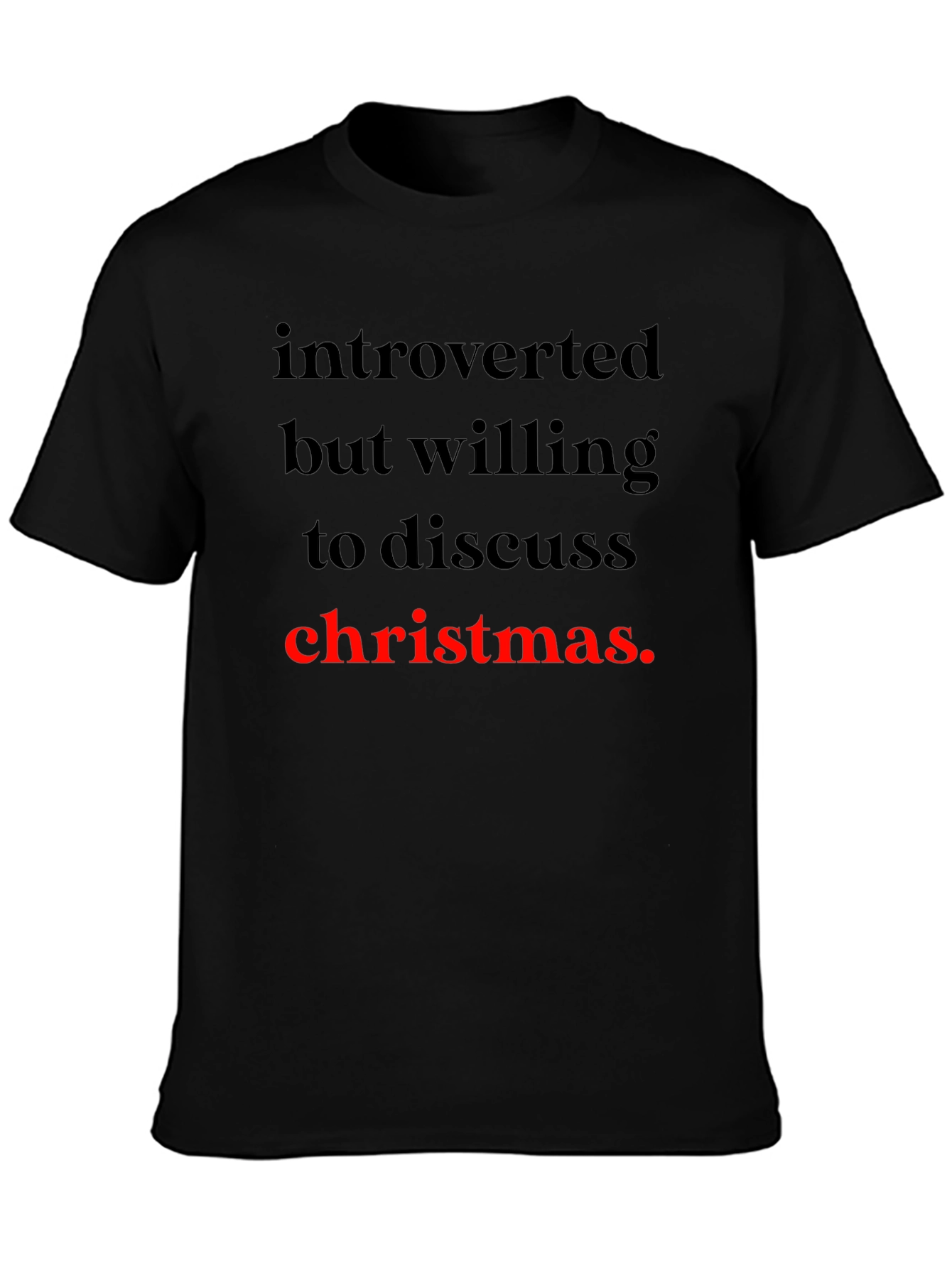 Camiseta Introvertido Navideño