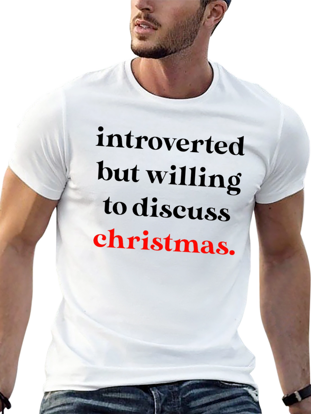 Camiseta Introvertido Navideño