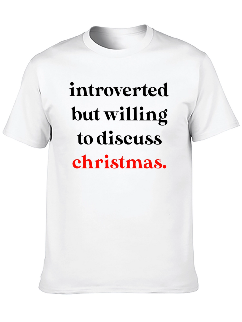 Camiseta Introvertido Navideño
