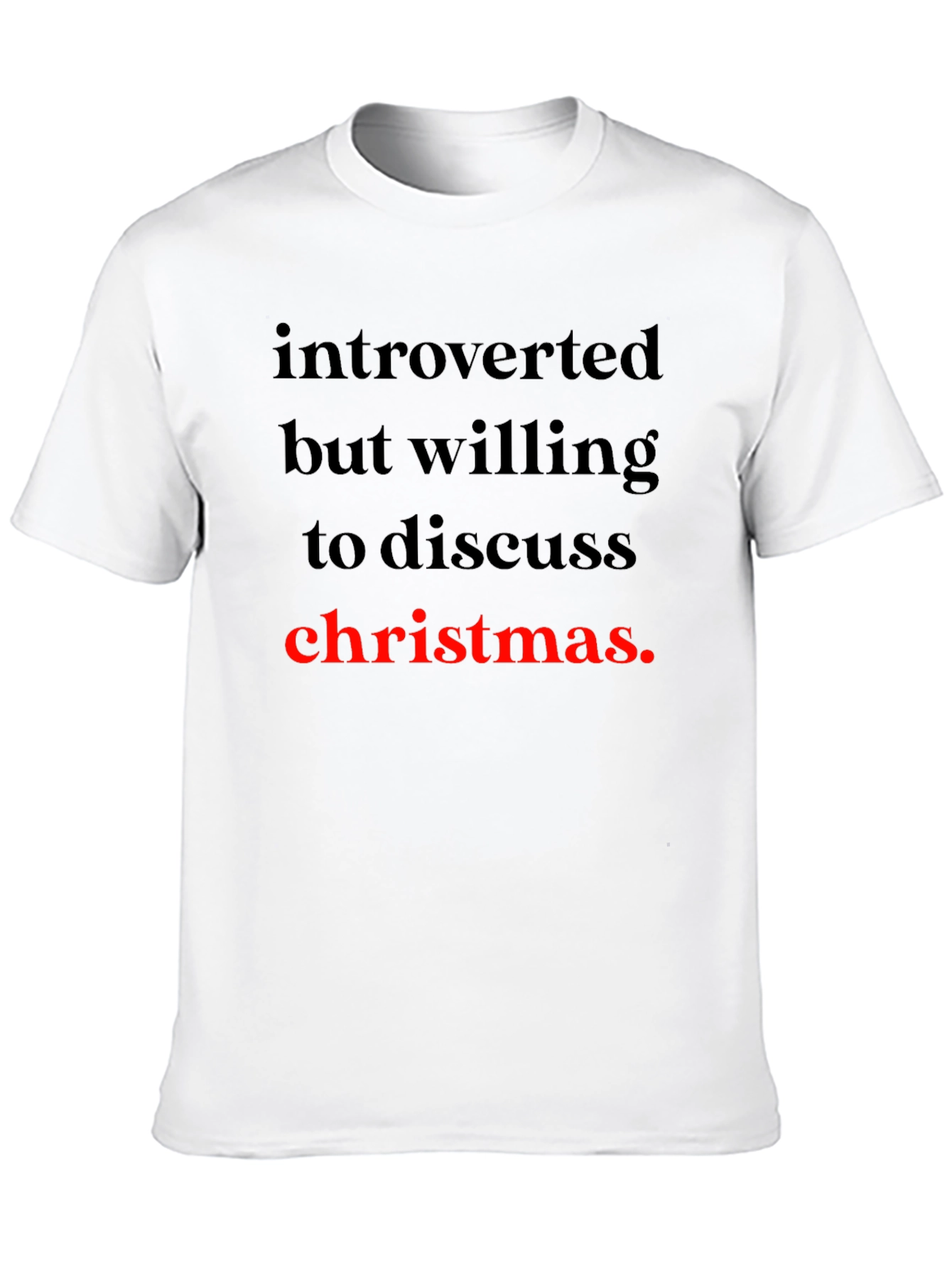 Camiseta Introvertido Navideño