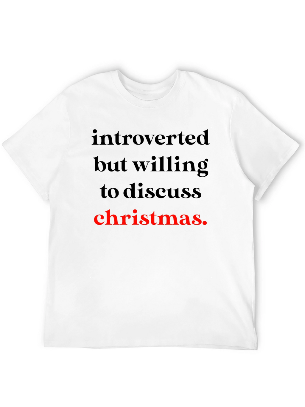 Camiseta Introvertido Navideño