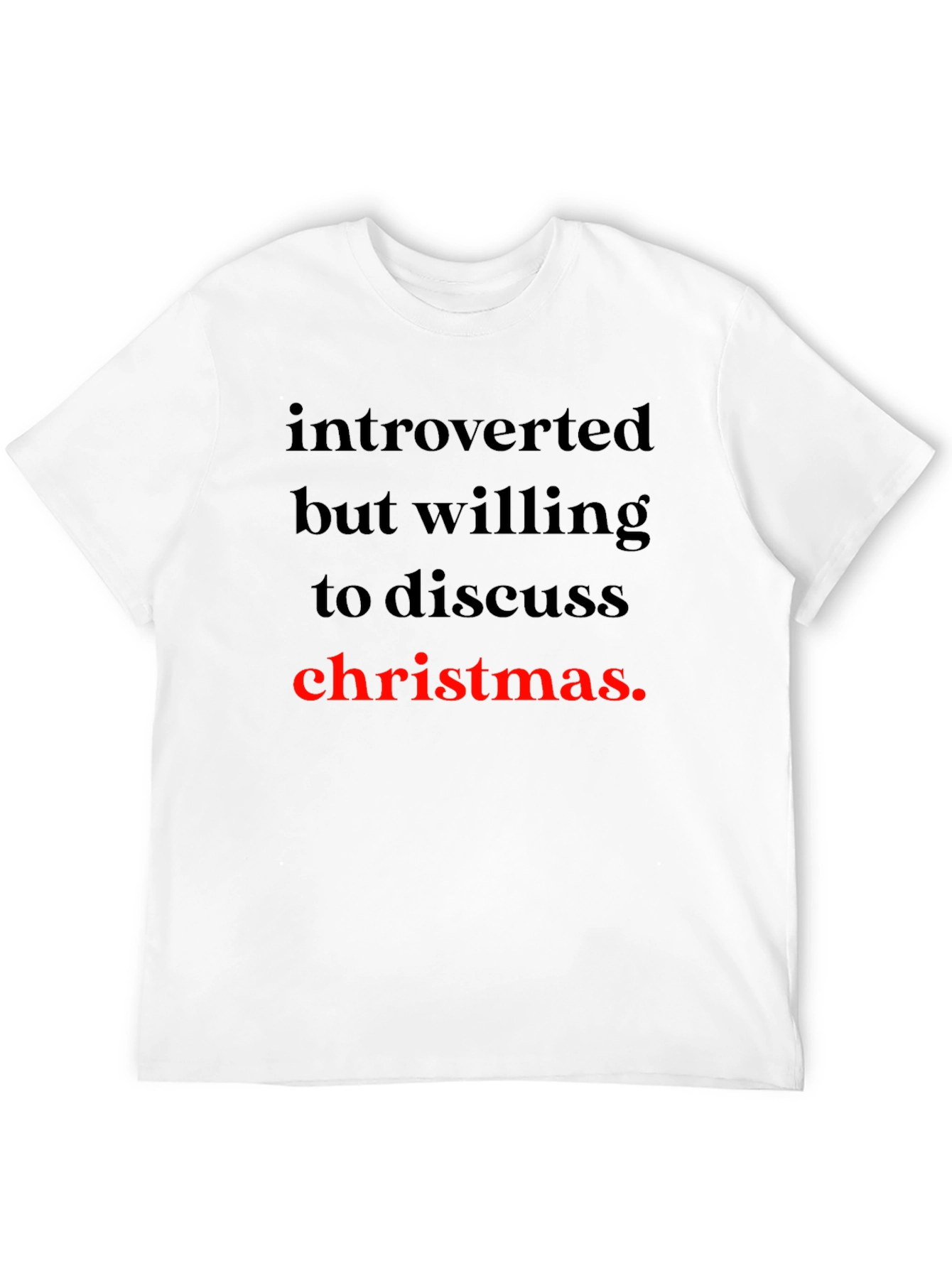 Camiseta Introvertido Navideño