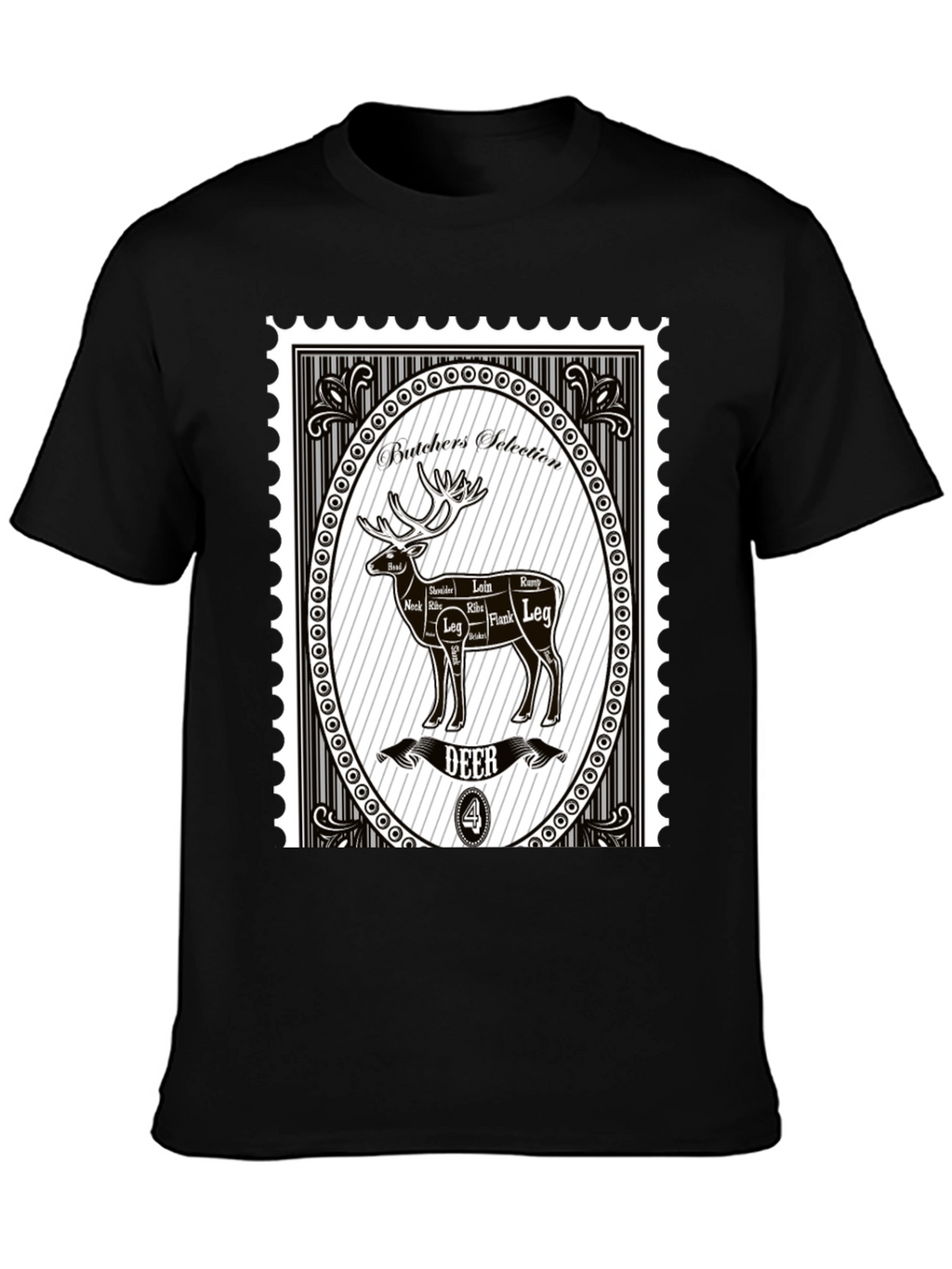 Camiseta Hombre Estampado Butchers Selection Deer