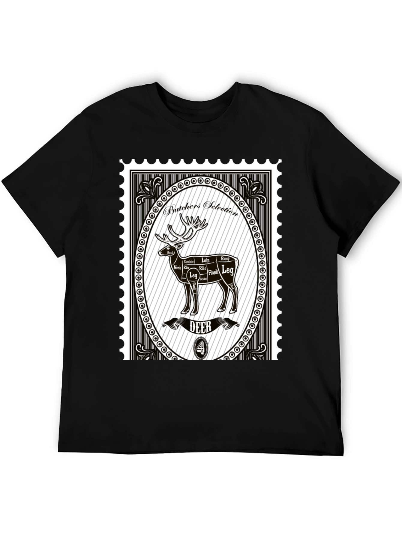 Camiseta Hombre Estampado Butchers Selection Deer