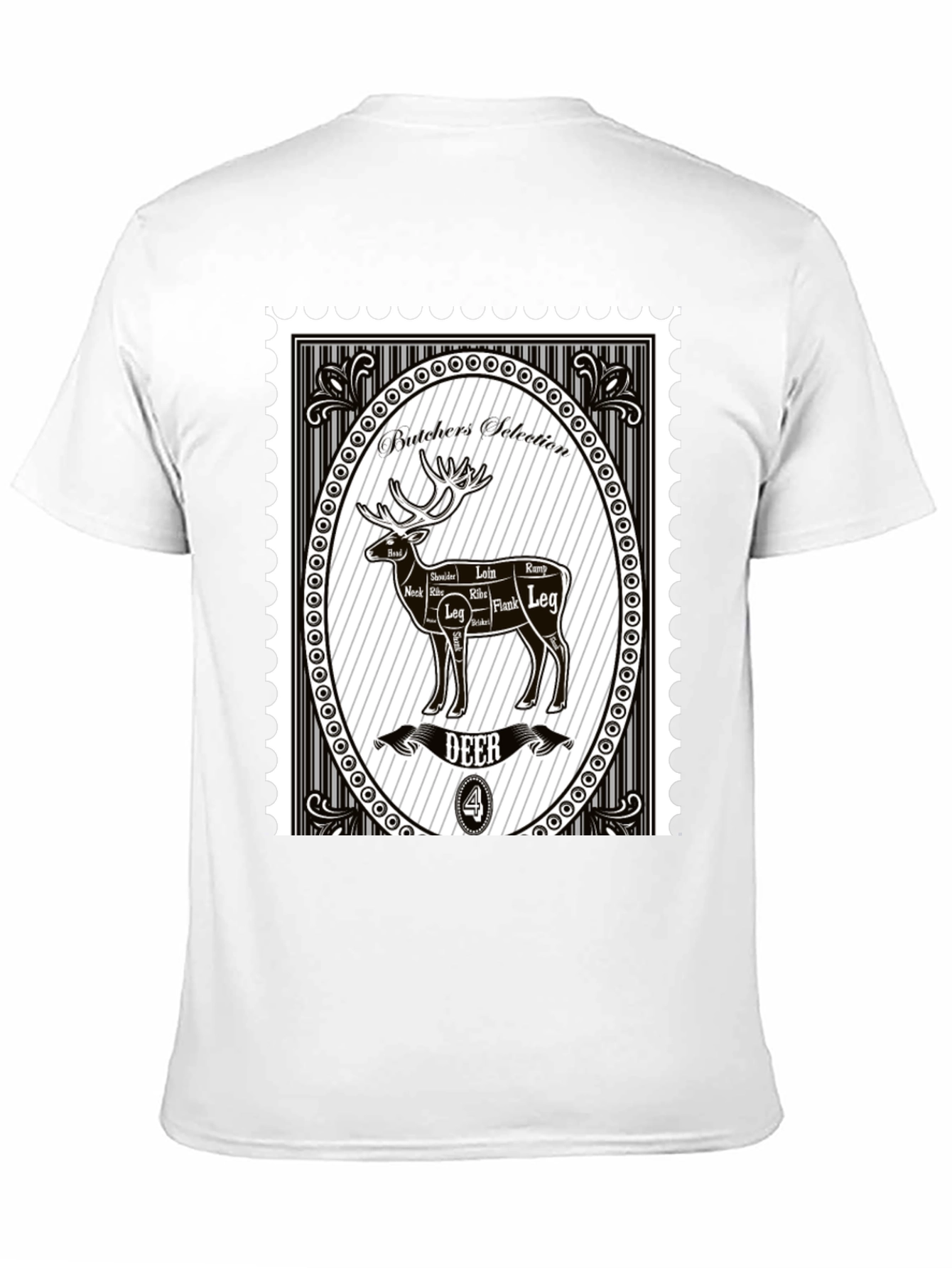 Camiseta Hombre Estampado Butchers Selection Deer
