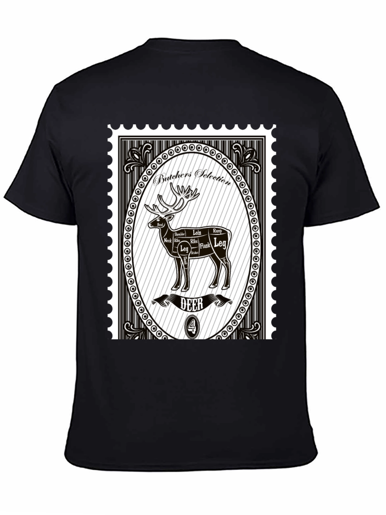 Camiseta Hombre Estampado Butchers Selection Deer