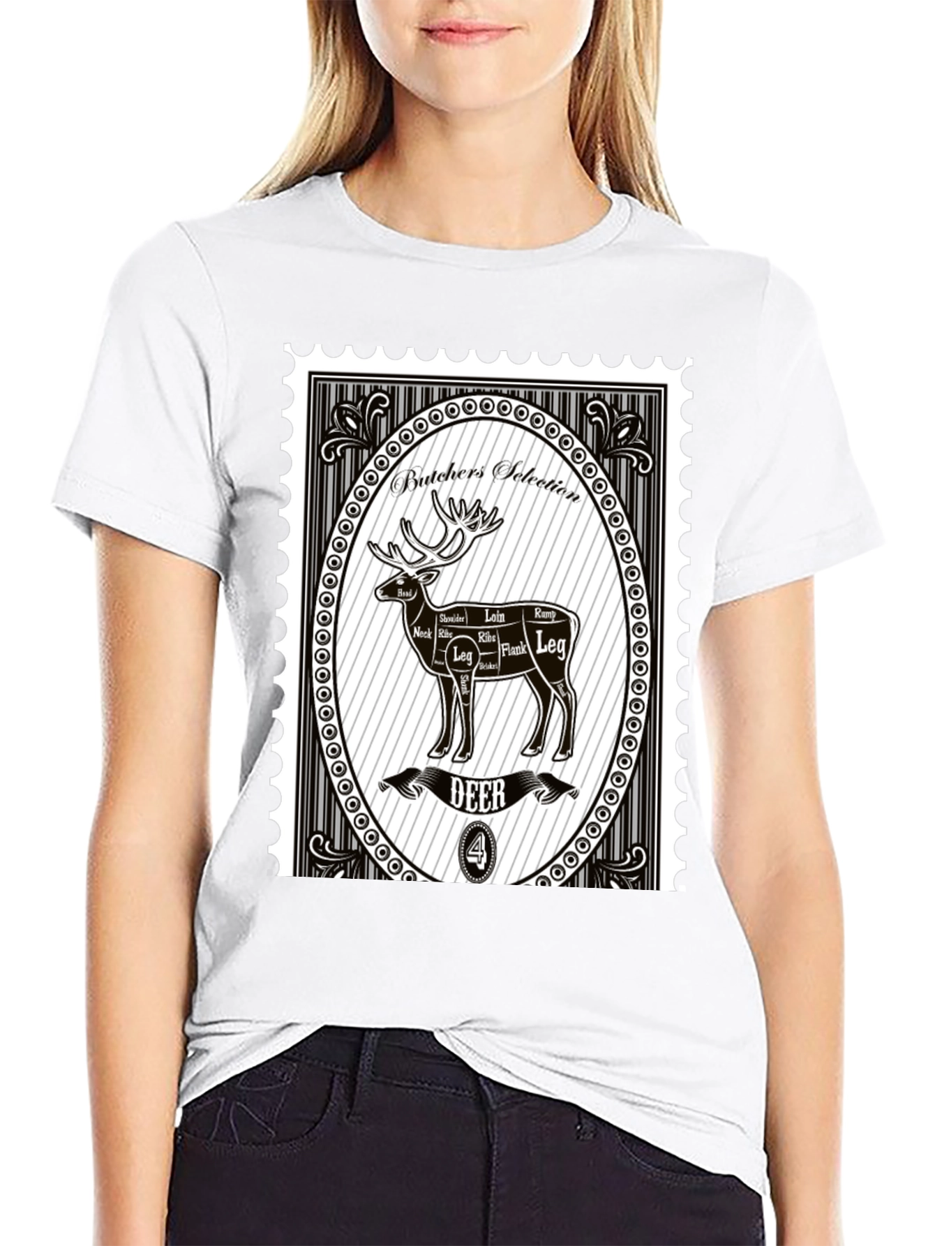 Camiseta Hombre Estampado Butchers Selection Deer