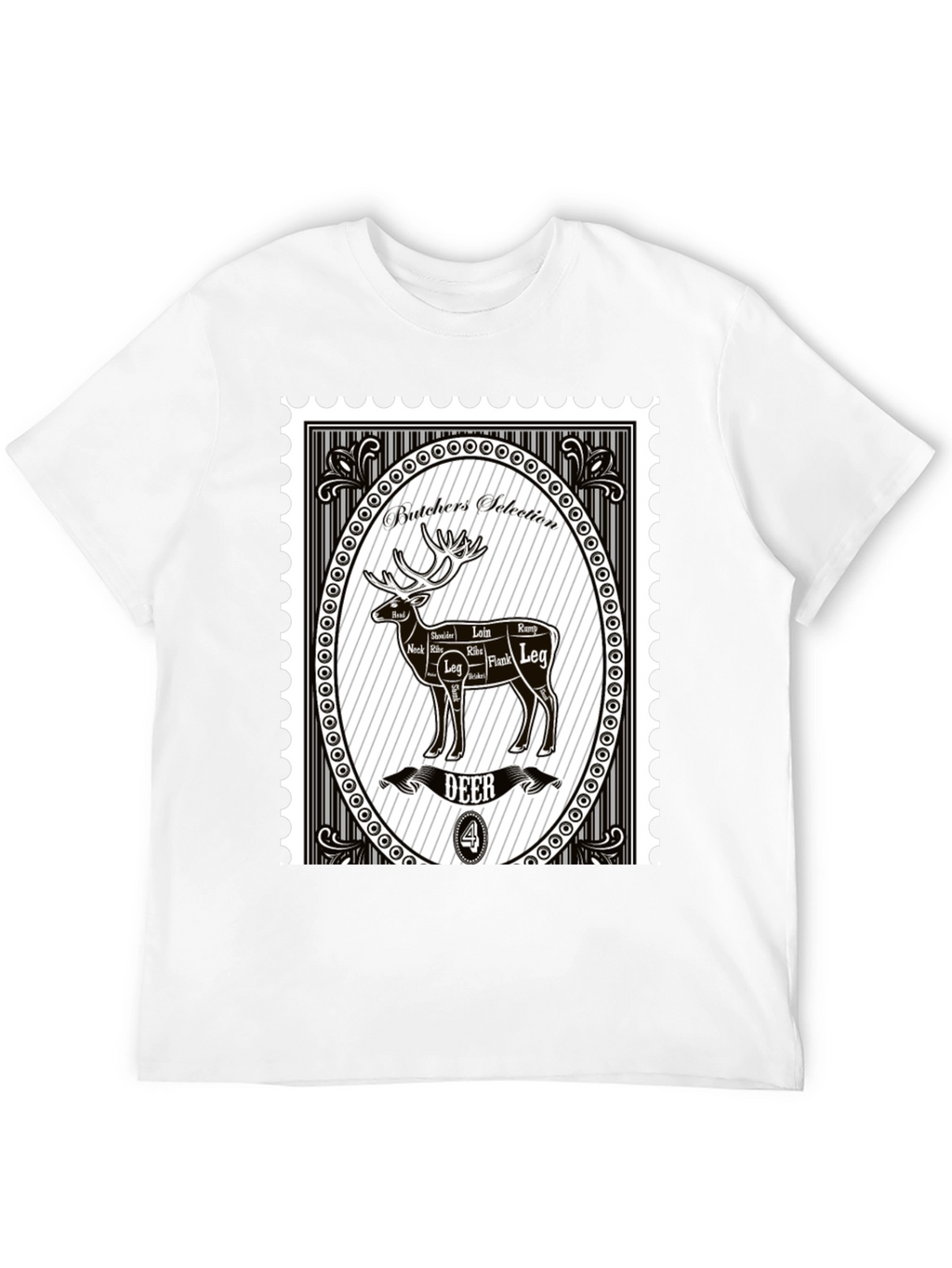 Camiseta Hombre Estampado Butchers Selection Deer