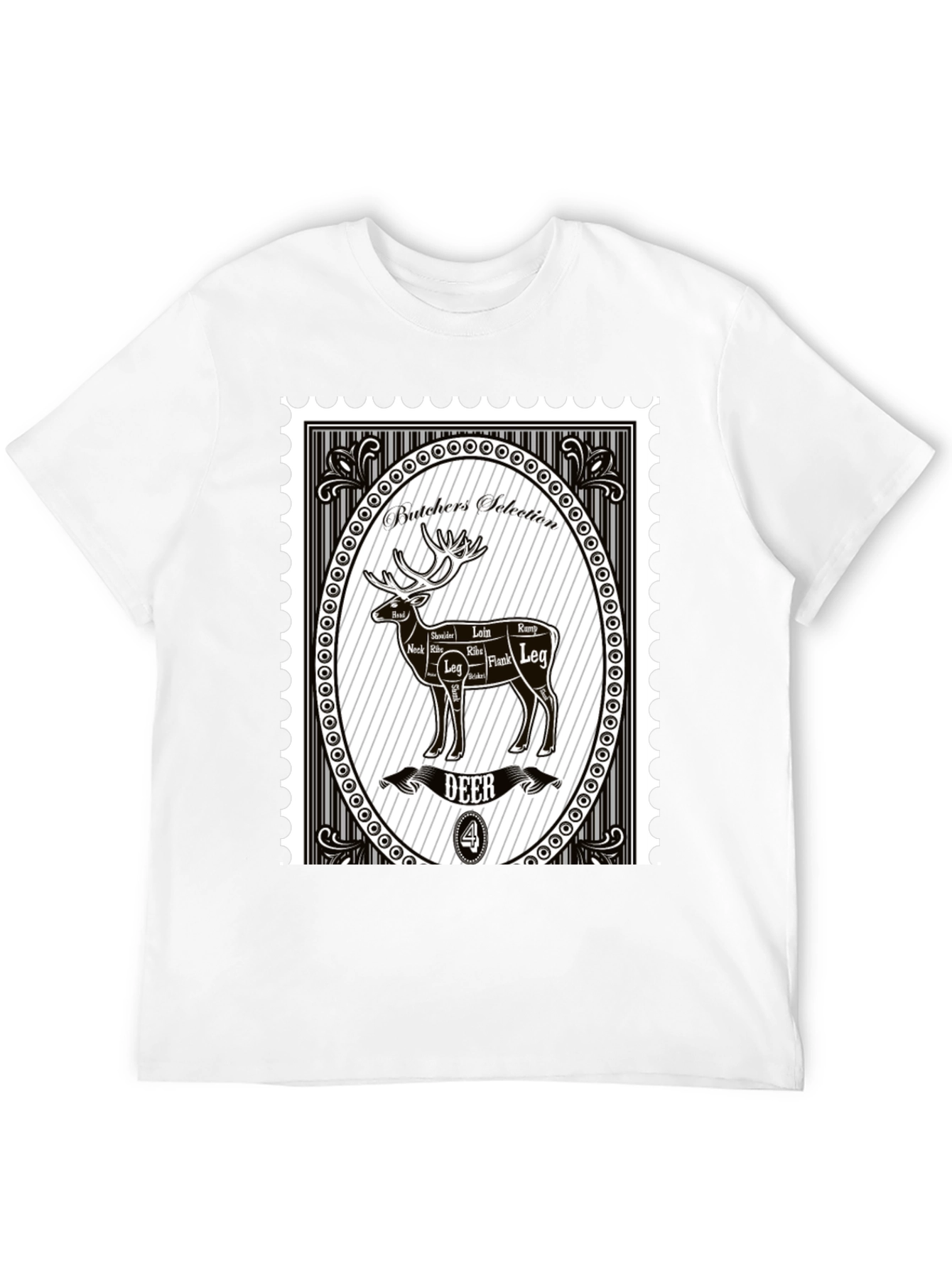 Camiseta Hombre Estampado Butchers Selection Deer