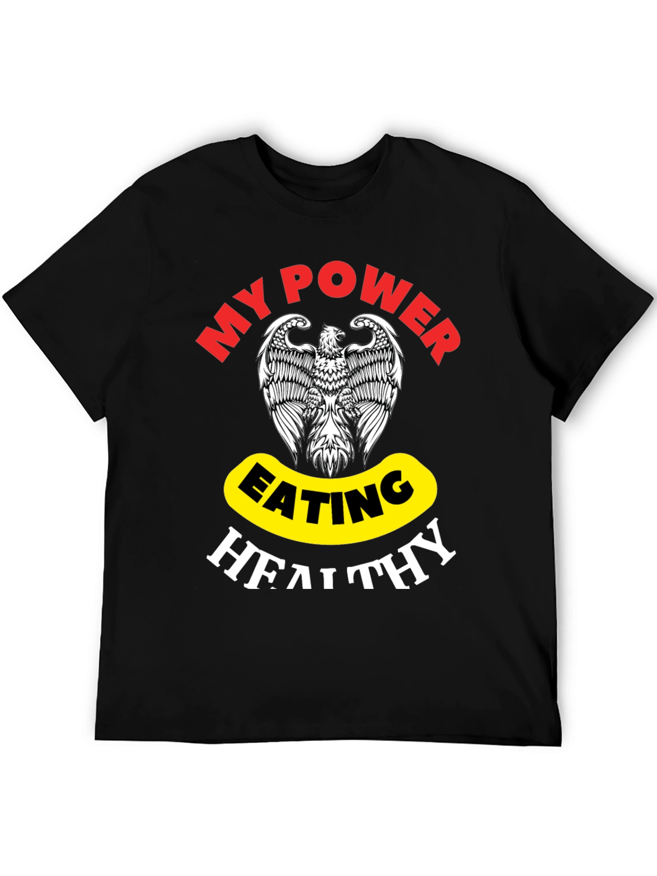 Camiseta Hombre My Power Eating Healthy