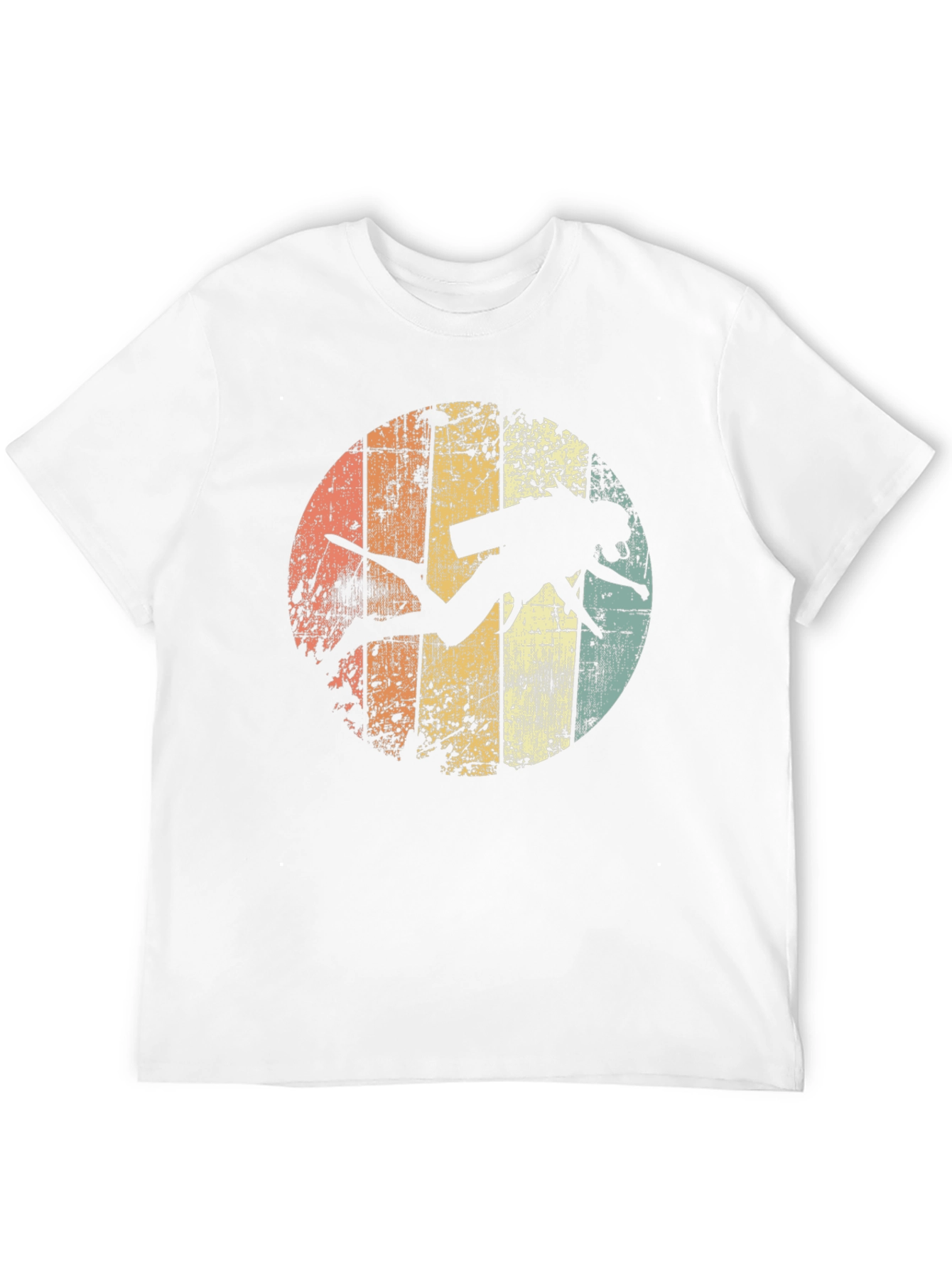 Camiseta Buceador Retro Vintage Hombre