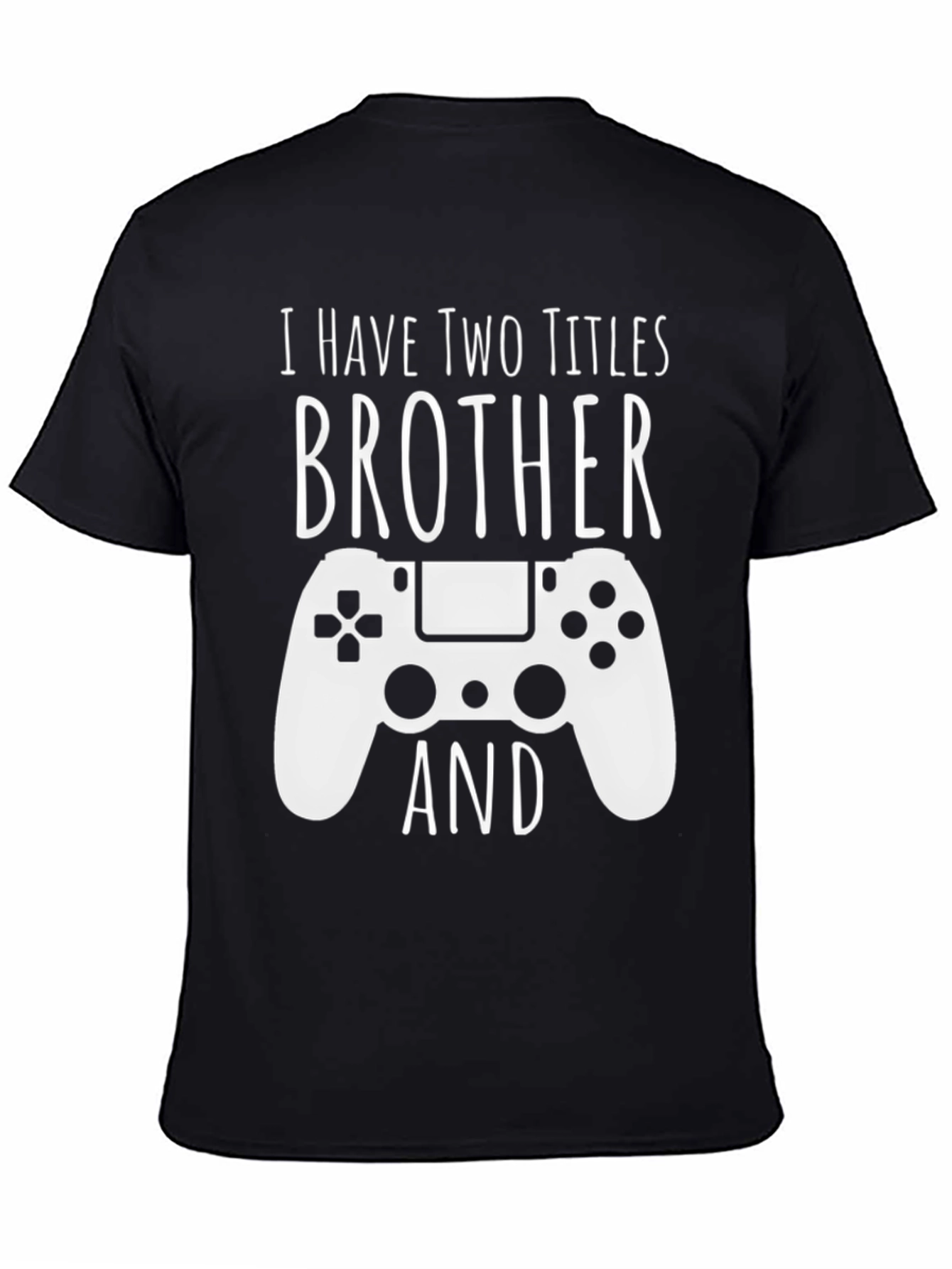 Camiseta Negra Brother Gamer