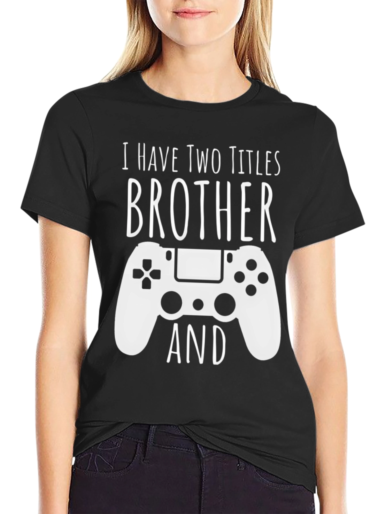Camiseta Negra Brother Gamer