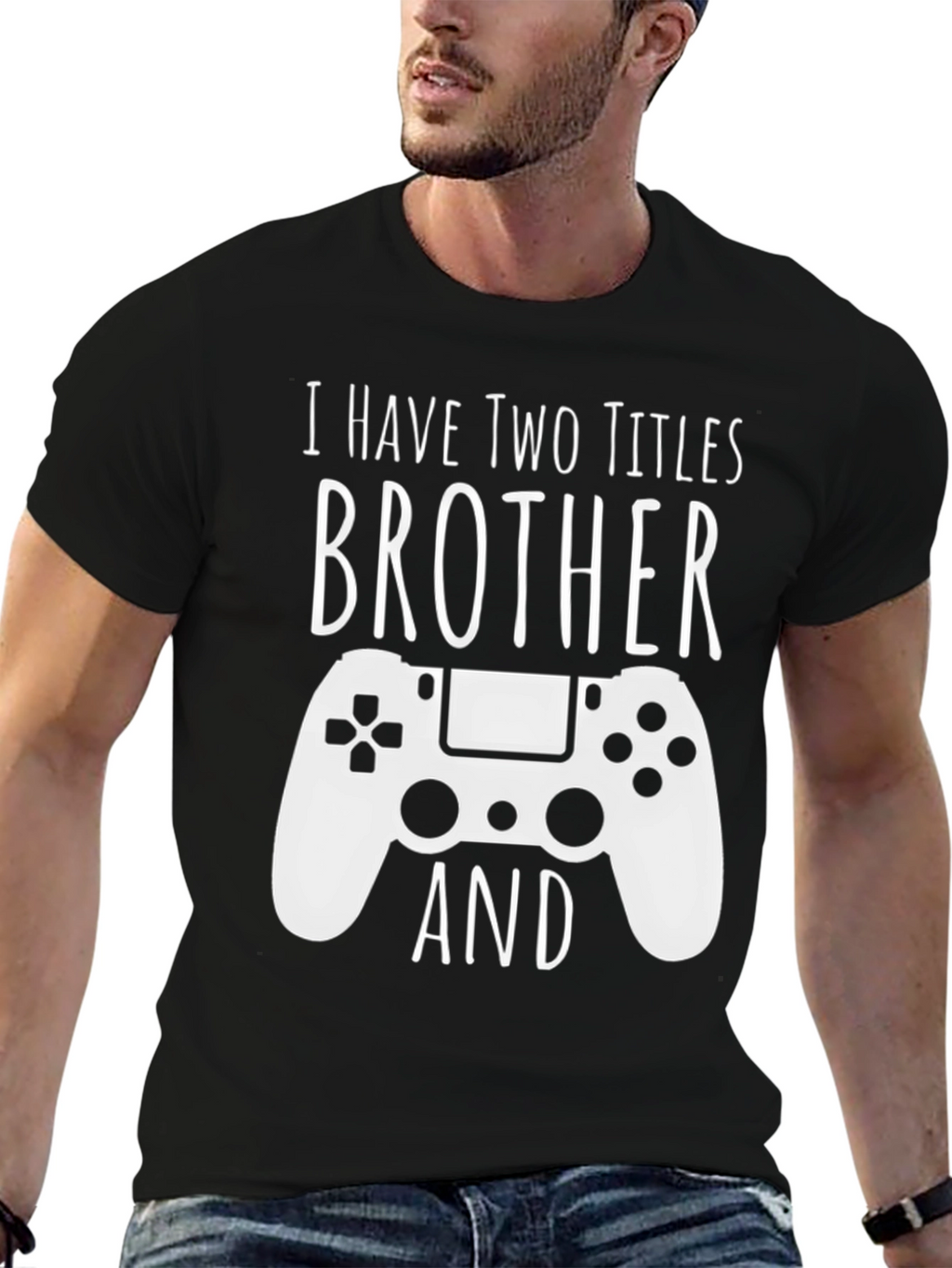 Camiseta Negra Brother Gamer