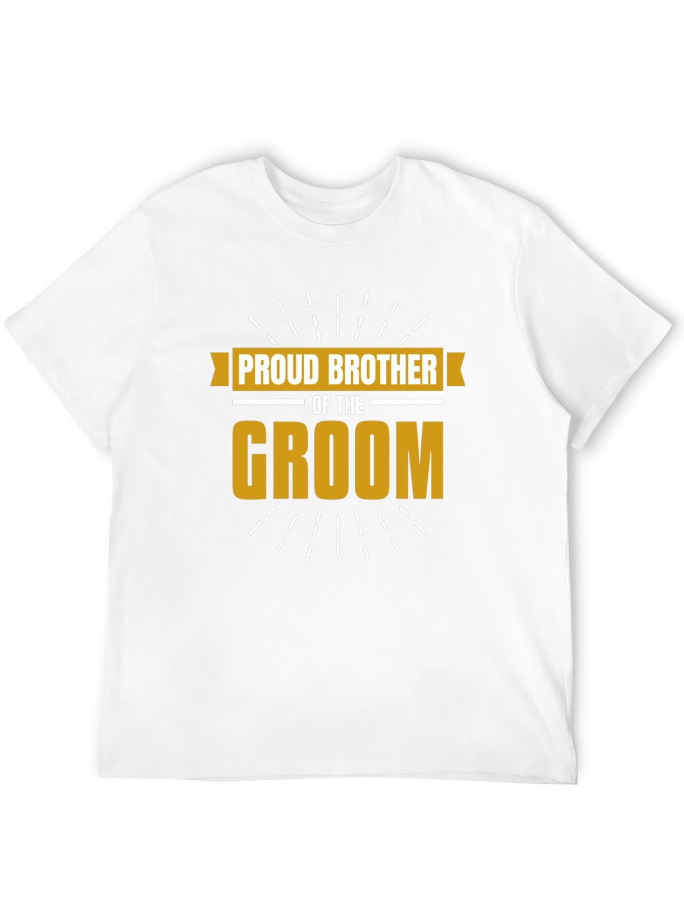 Camiseta Hermano Orgulloso del Novio - Boda