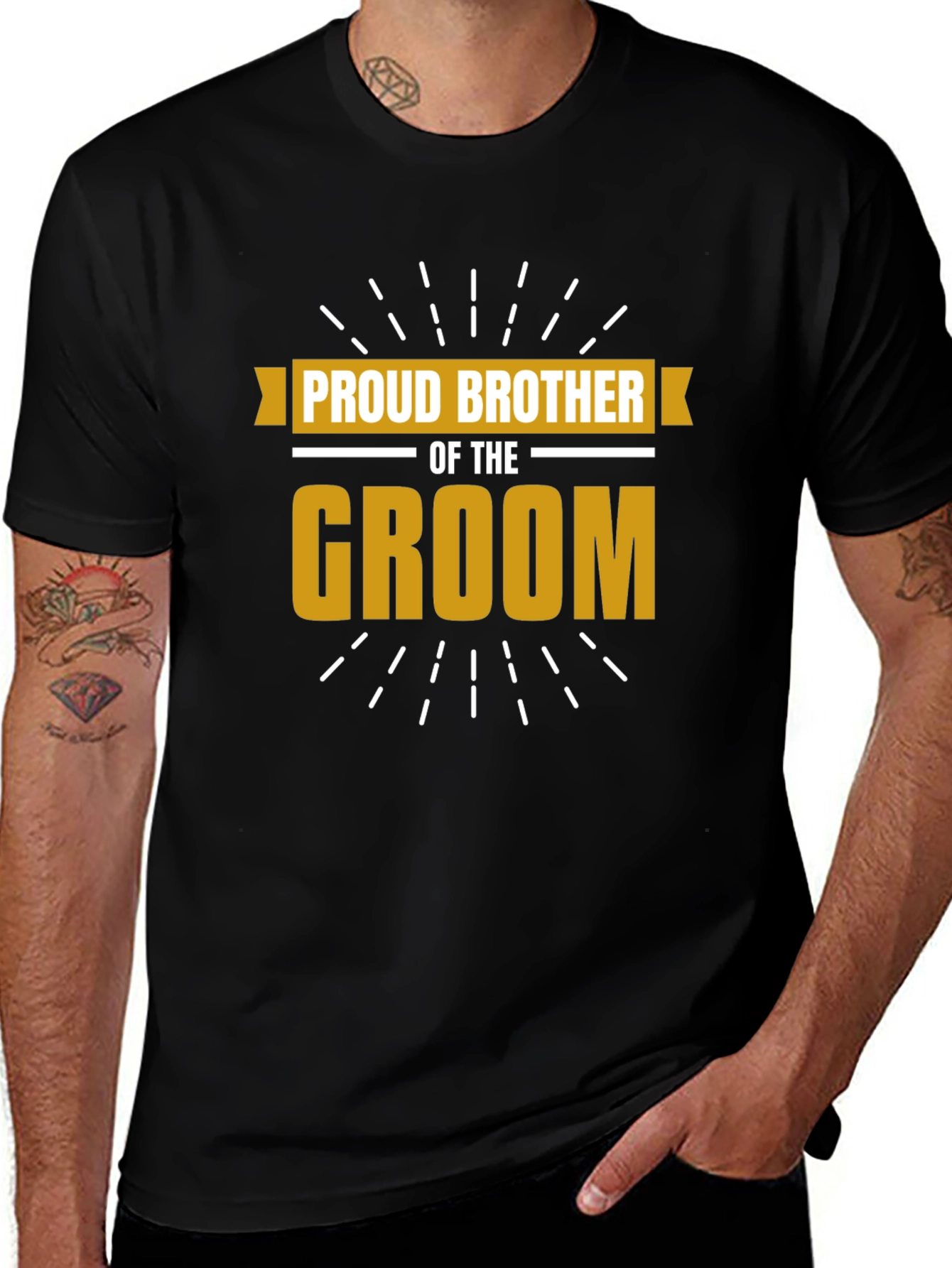 Camiseta Hermano Orgulloso del Novio - Boda