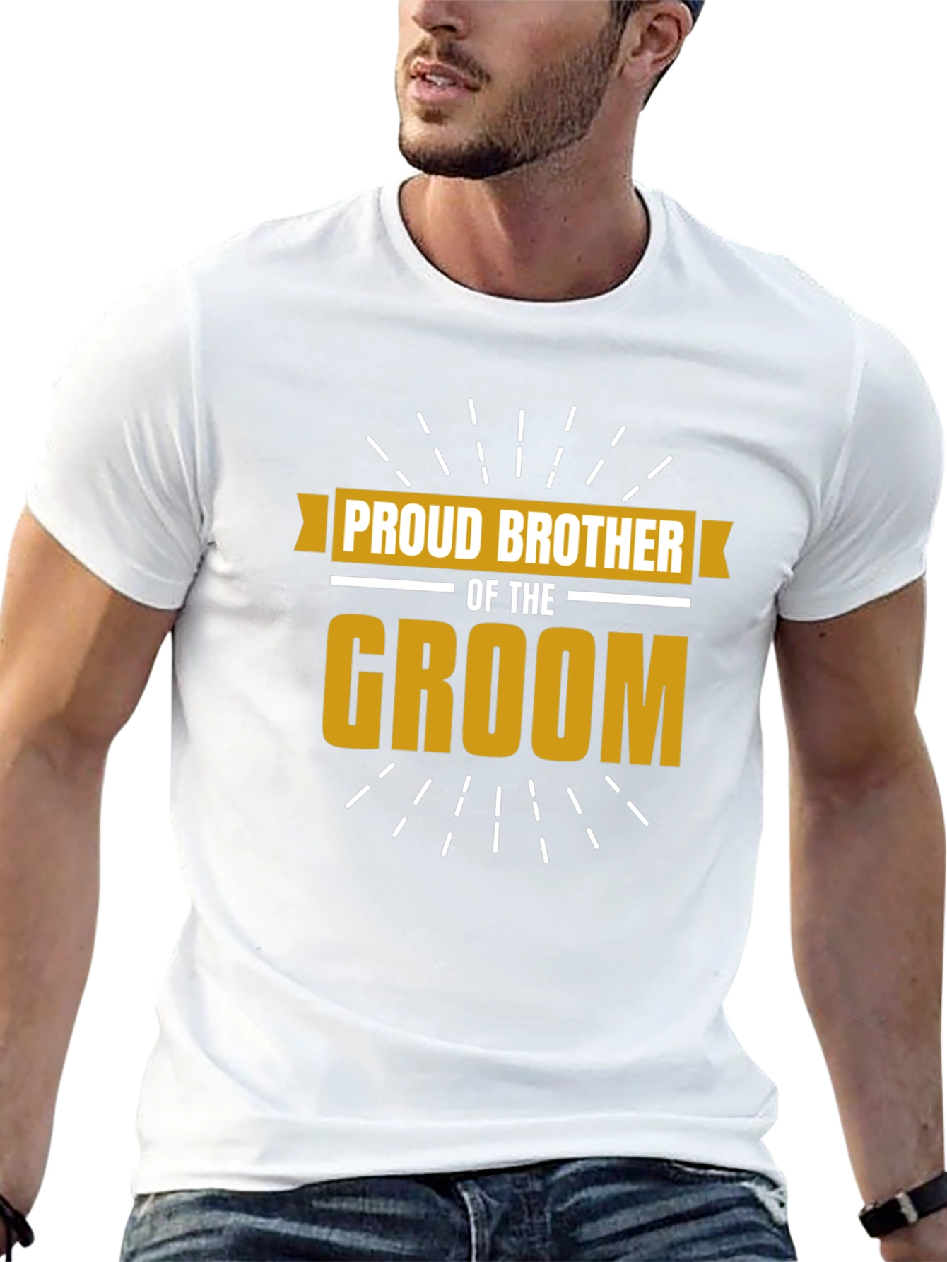 Camiseta Hermano Orgulloso del Novio - Boda