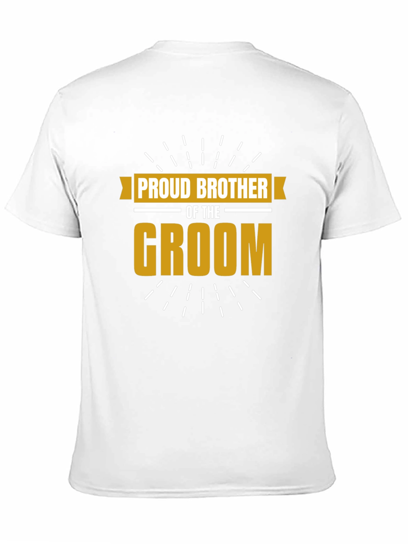 Camiseta Hermano Orgulloso del Novio - Boda