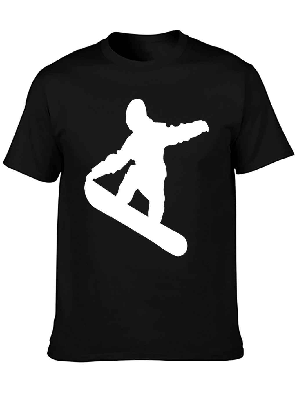 Camiseta Hombre Negra Snowboarder