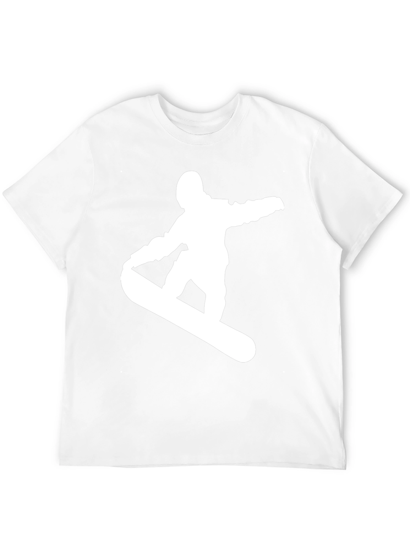 Camiseta Hombre Negra Snowboarder